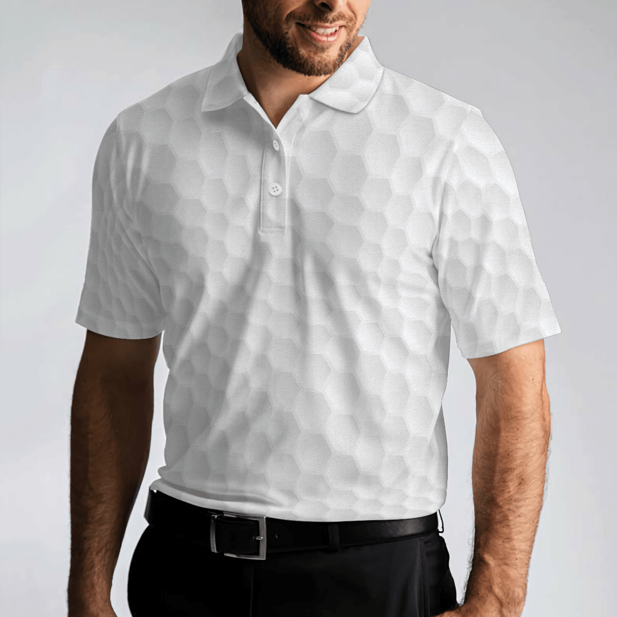 Golf Men Polo Shirt, American Skull Golf Clubs Set, American Flag Skull White Polo Shirt For Men - Gift For Golfers, Golf Lovers - Amzanimalsgift