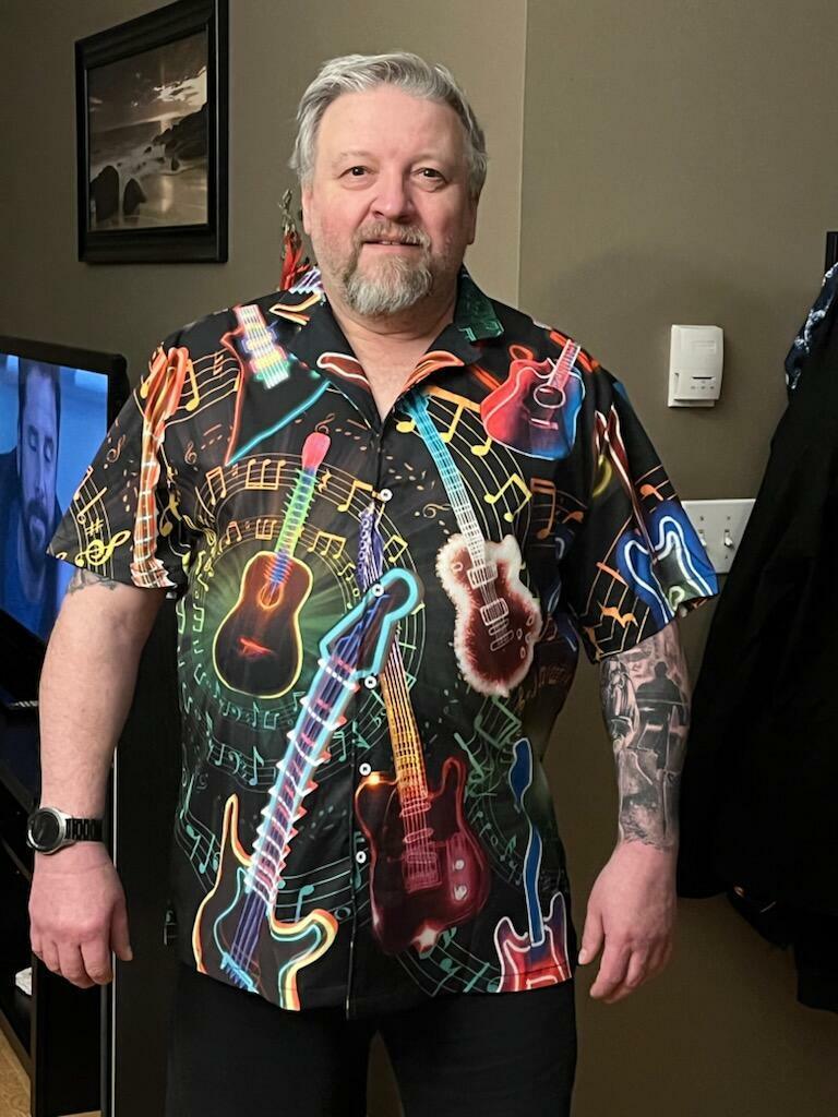 Guitar Neon Colorful Aloha Hawaiian Shirt For Summer, All You Need Is A Guitar Hawaiian Shirts Matching Outfit For Men Women, Music Guitar Lovers - Amzanimalsgift