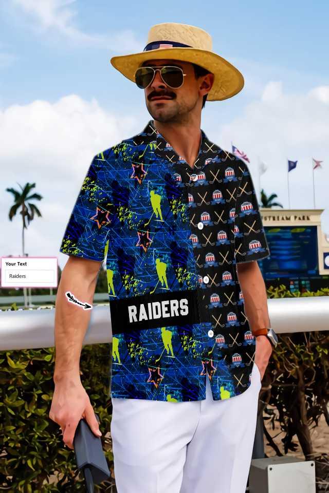 Hockey Sticks Pattern Custom Aloha Hawaiian Shirt For Summer, Personalized Colorful Shirt For Men Women, Perfect Gift For Friend, Team, Hockey Lovers - Amzanimalsgift
