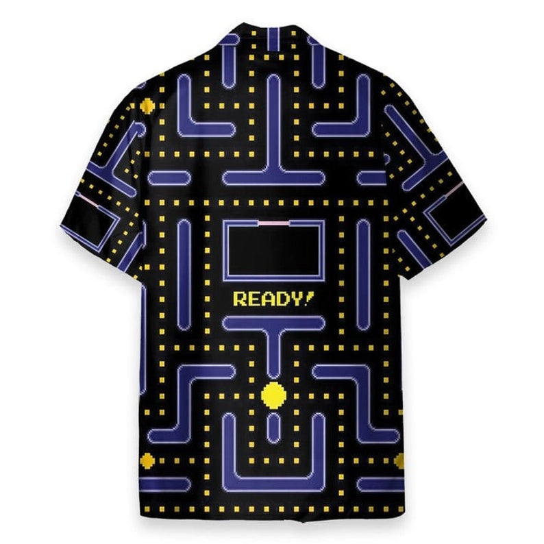 3D Pacman Gameplay Hawaiian Shirt - Perfect Gift For Friends, Family