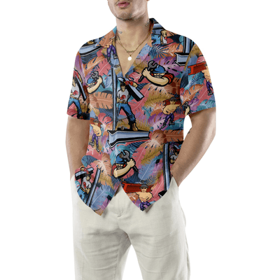 Ironworker Hawaiian Shirt, Tropical Leaves Ironworker Proud Aloha Shirt For Men - Perfect Gift For Ironworker, Friend, Family - Amzanimalsgift