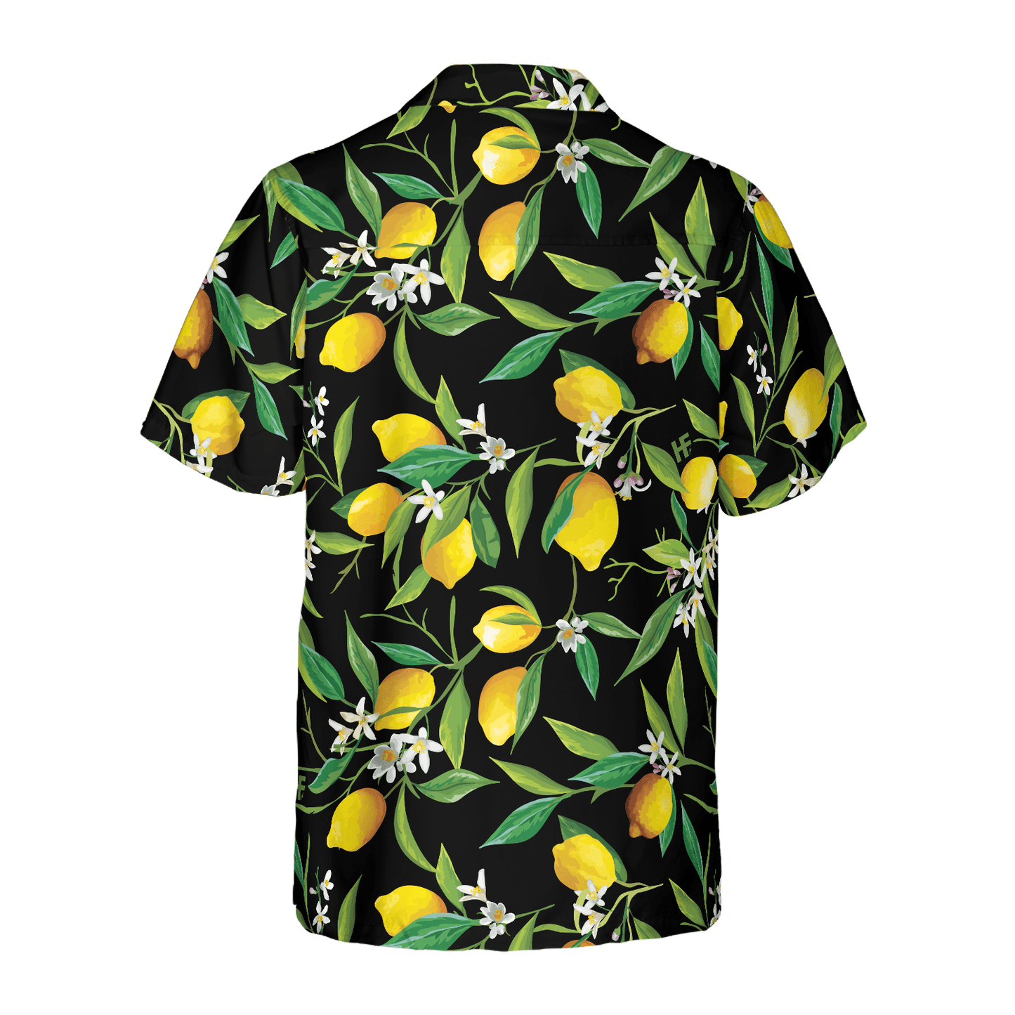 Lemon In Black Hawaiian Shirt, Colorful Summer Aloha Shirt For Men Women, Perfect Gift For Friend, Family, Husband, Wife, Boyfriend, Girlfriend - Amzanimalsgift