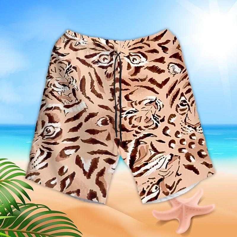 Leopard Aloha Hawaiian Shirts For Summer, Hidden Leopard Pattern Wildlife Animal Hawaiian Set For Men Women, Gift For Leopard Lovers, Friend - Amzanimalsgift