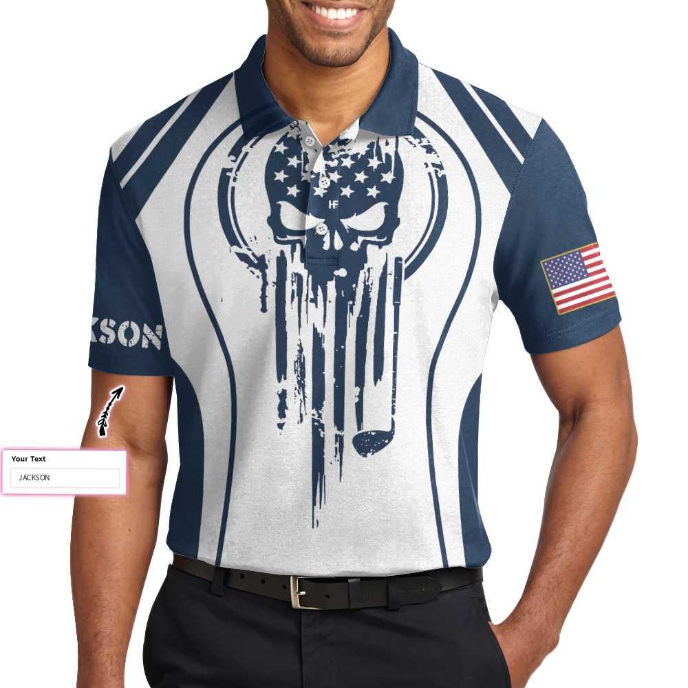 Men Golf Polo Shirt - I Got A Hole In One Golf Custom Polo Shirt, Personalized Skull Golf Shirt For Men, Best Gift For Men, Golf Lover - Amzanimalsgift