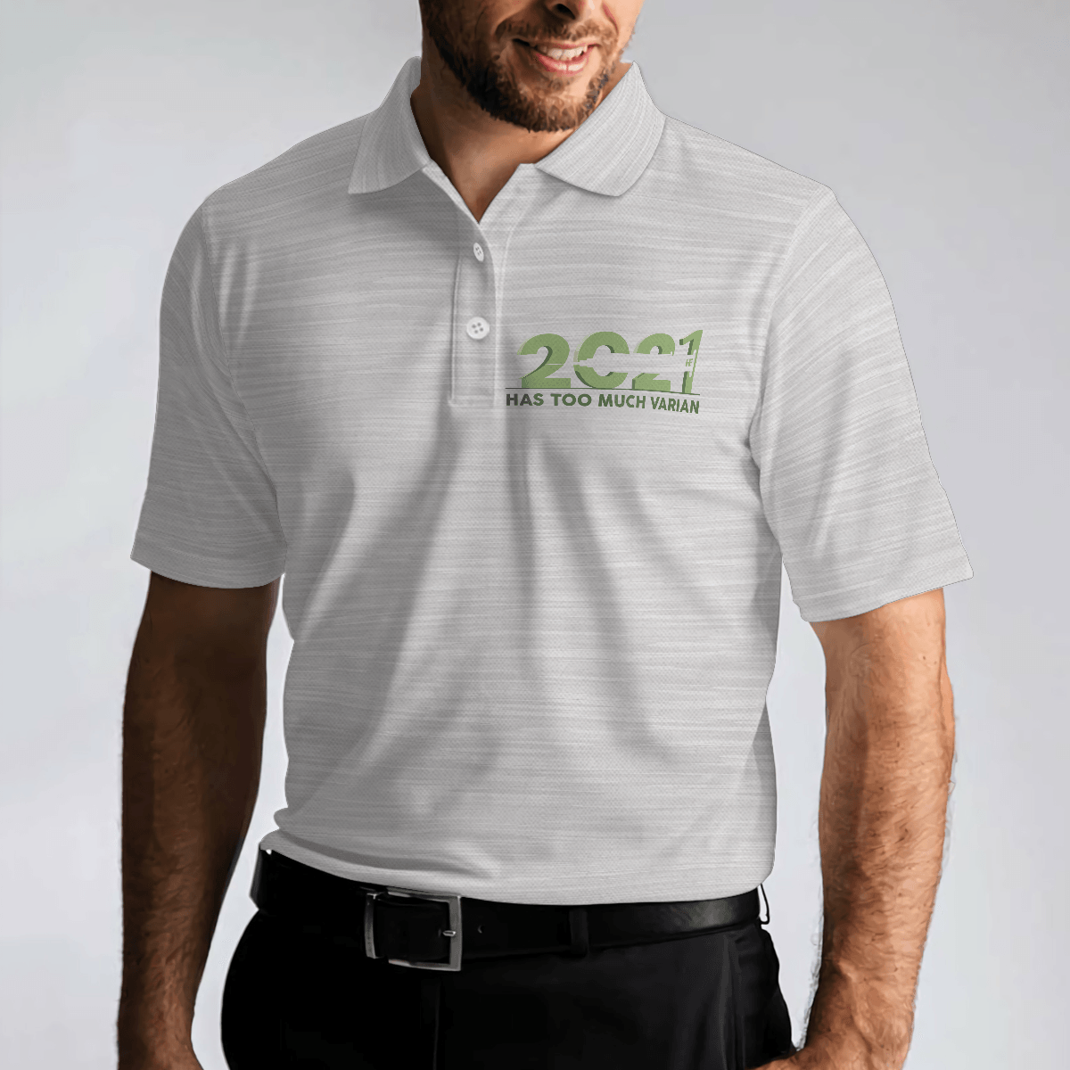 Men Golf Polo Shirt - I Just Want To Play Golf And Ignore Bear Golf Polo Shirt For Men, Custom Best Gift For Golfers - Amzanimalsgift