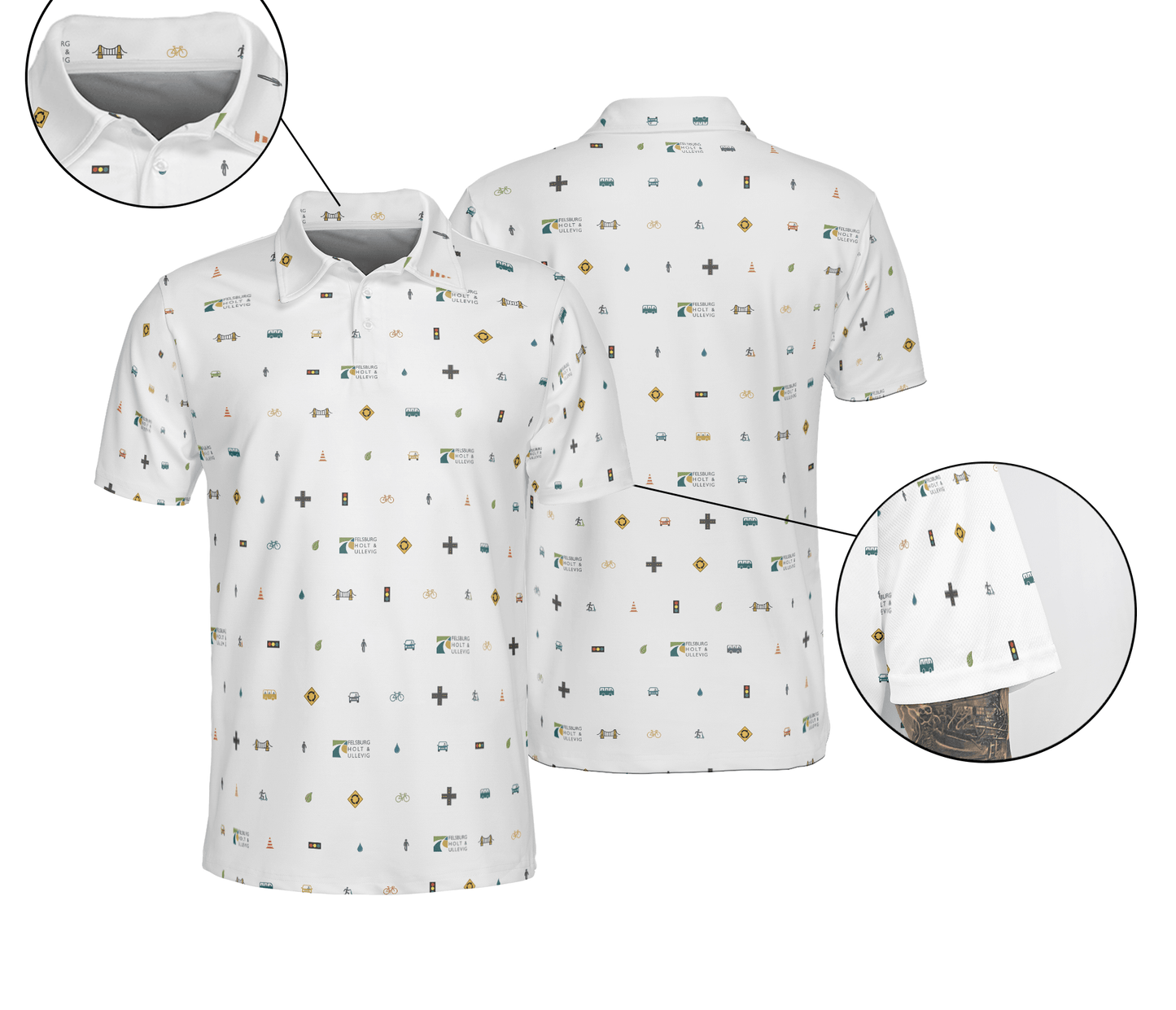 Men Polo Shirt - Felsburg Holt & Ullevig Polo Shirt For Men - Gift For Boyfriend, Friend, Family - Amzanimalsgift
