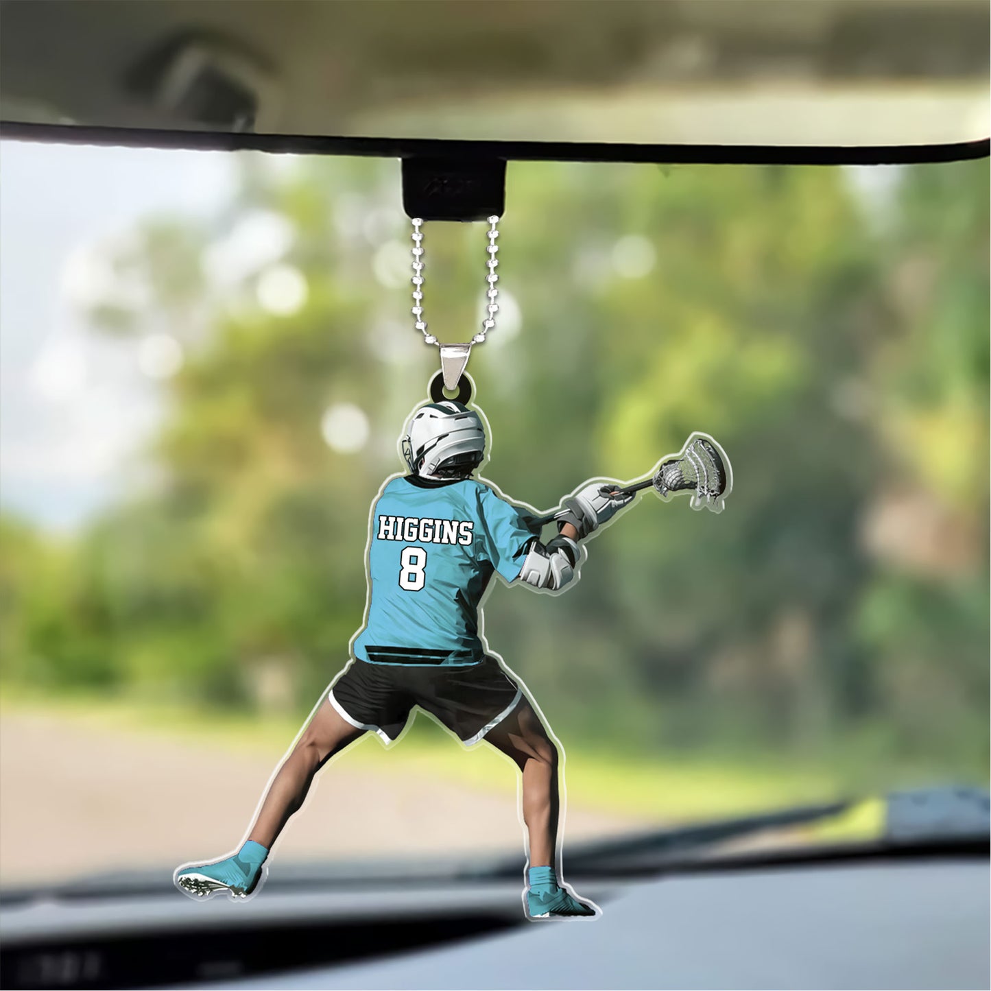 Personalized Lacrosse Players Christmas Ornament, Gift For Lacrosse Lovers - Custom Shape Acrylic Ornament Christmas