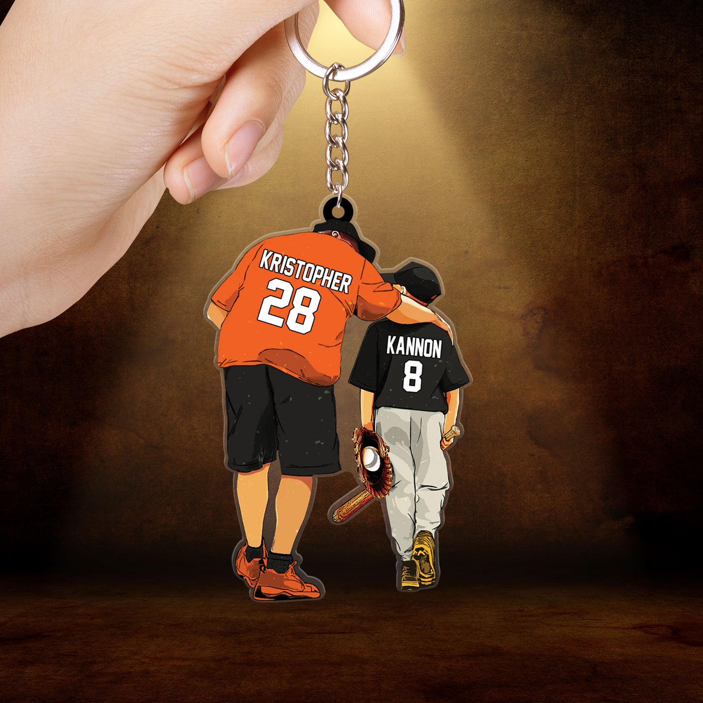 Customized Photo Baseball Players Christmas Car Ornament Gift For Baseball Lovers - Gift For Baseball Players, Dad, Son, Coach