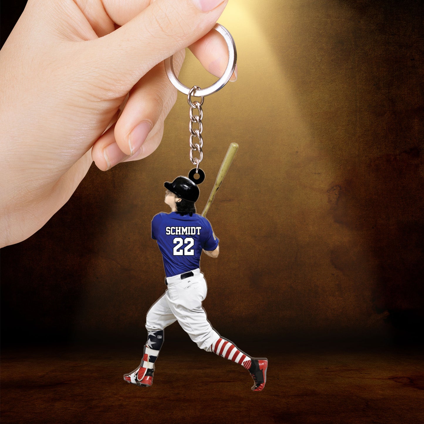 Personalized Baseball Player Christmas Car Ornament - Great Gift Idea For Baseball Lovers