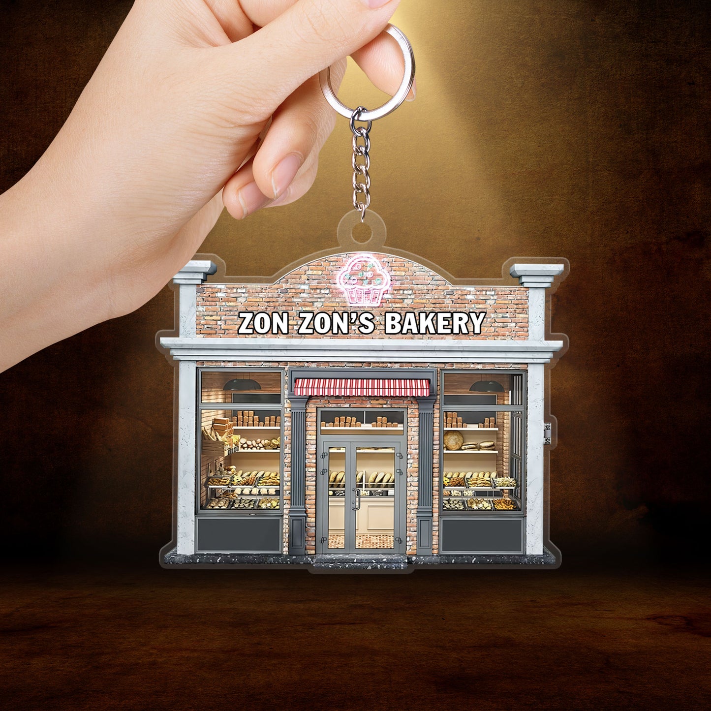 Baking Bakery Ornament Personalized Flat Acrylic Ornament - Gift For Baker Friends