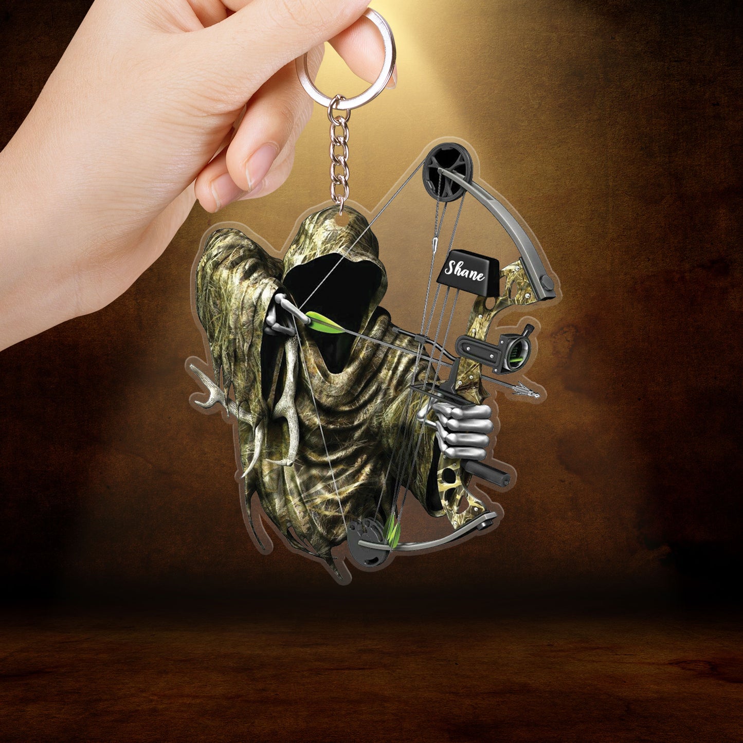 Personalized Death Archery Hanging Ornament Custom Shaped Acrylic Christmas Ornament