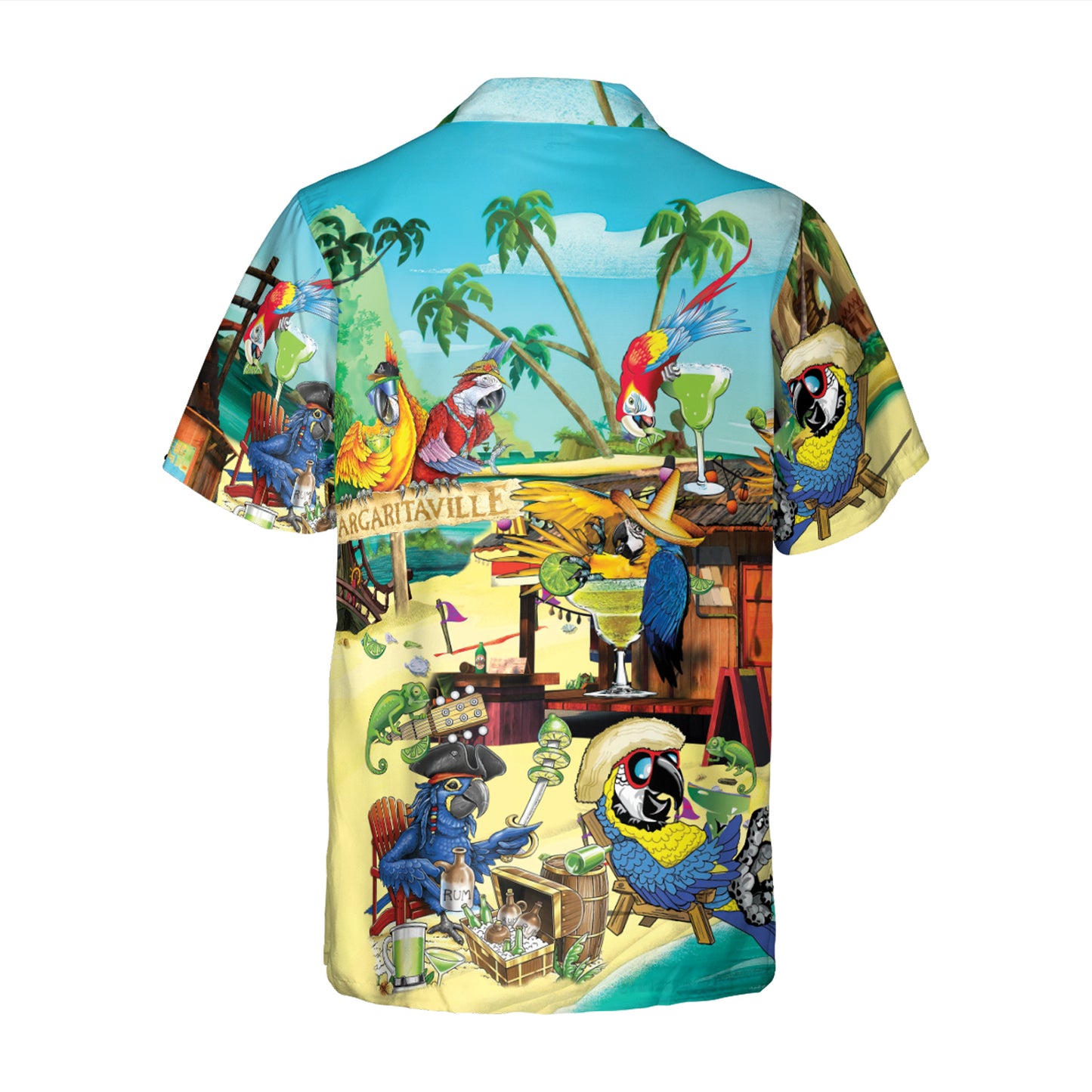 Parrot Aloha Hawaiian Shirt - Margaritaville Hawaiian Shirt, Funny Parrot In Summer Beach Party Hawaiian Shirt For Men, Women, Parrot Lover