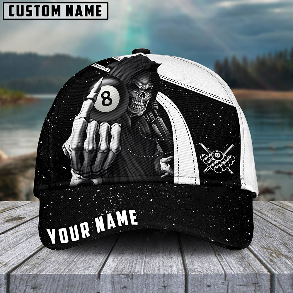 Customized Billiard Cap, Billiard Pools Reaper Personalized Name Hats, Best Billiard Pool Hat For Billiard Players