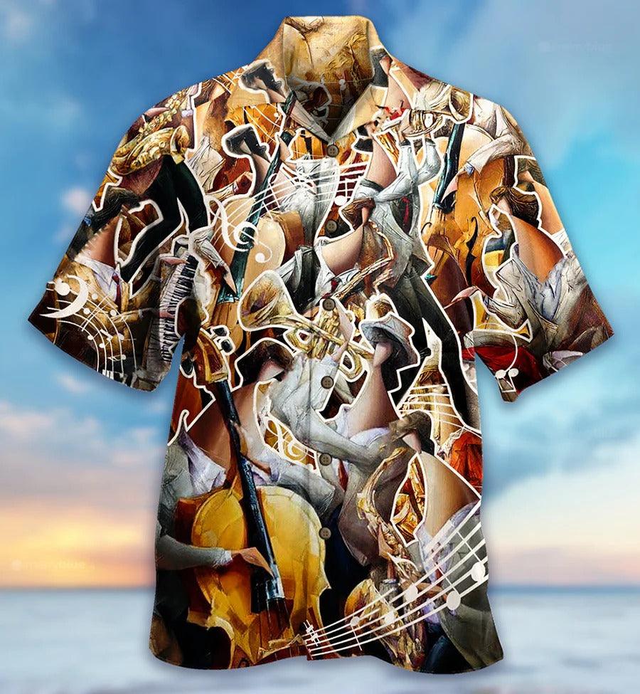 Music Hawaiian Shirt, Music Life Hawaiian Shirt, Music Love And Live Aloha Shirt For Men And Women - Perfect Gift For Music Lovers - Amzanimalsgift