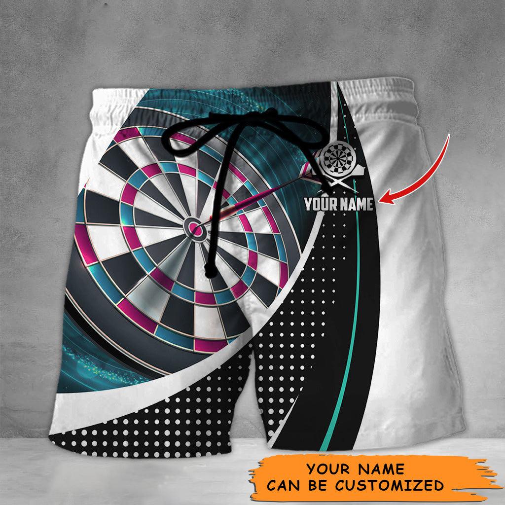 Personalized Name Darts Aloha Hawaiian Shirt - Darts And Target Pattern Personalized Name Hawaiian Shirt For Men & Women, Darts Lover - Amzanimalsgift