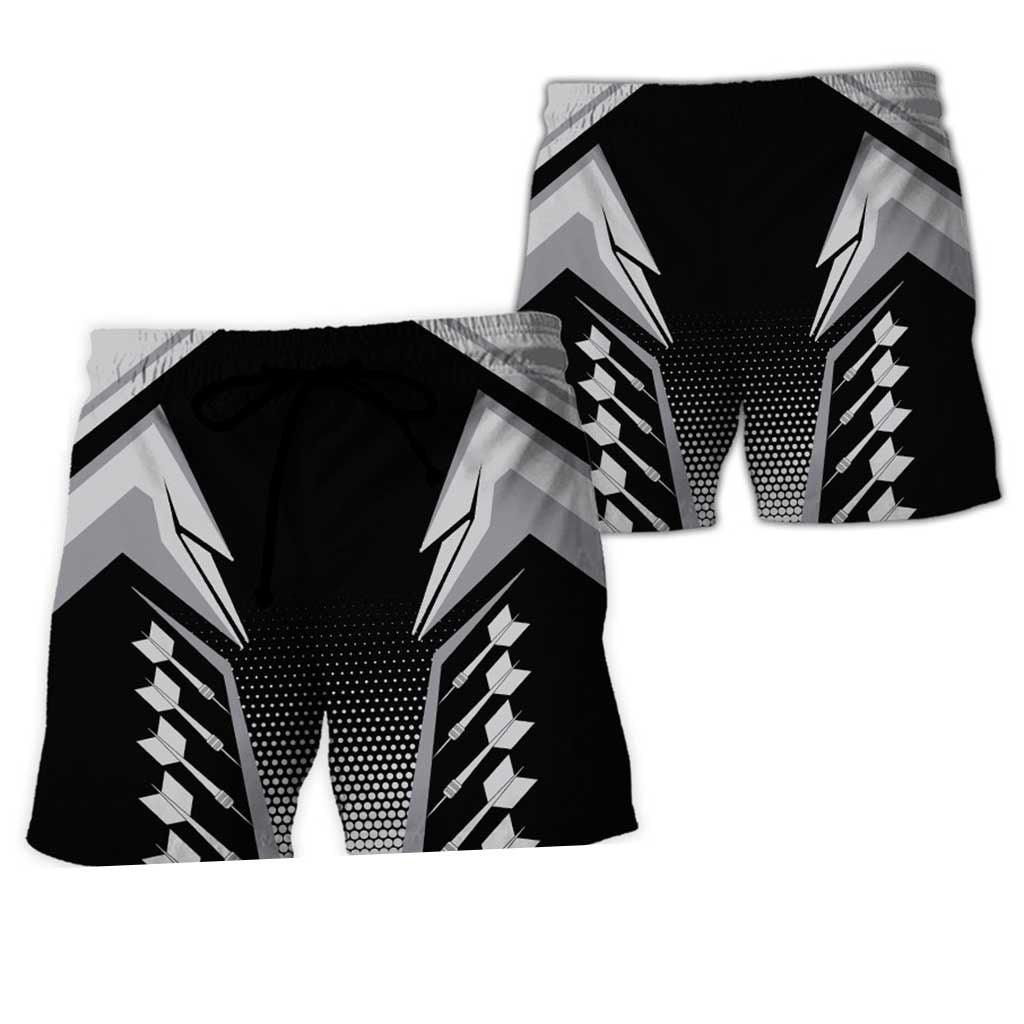 Personalized Name Darts Aloha Hawaiian Shirt - Darts Pattern Hawaiian Shirt Personalized Name & Team Hawaiian Shirt For Men & Women, Darts Lover - Amzanimalsgift