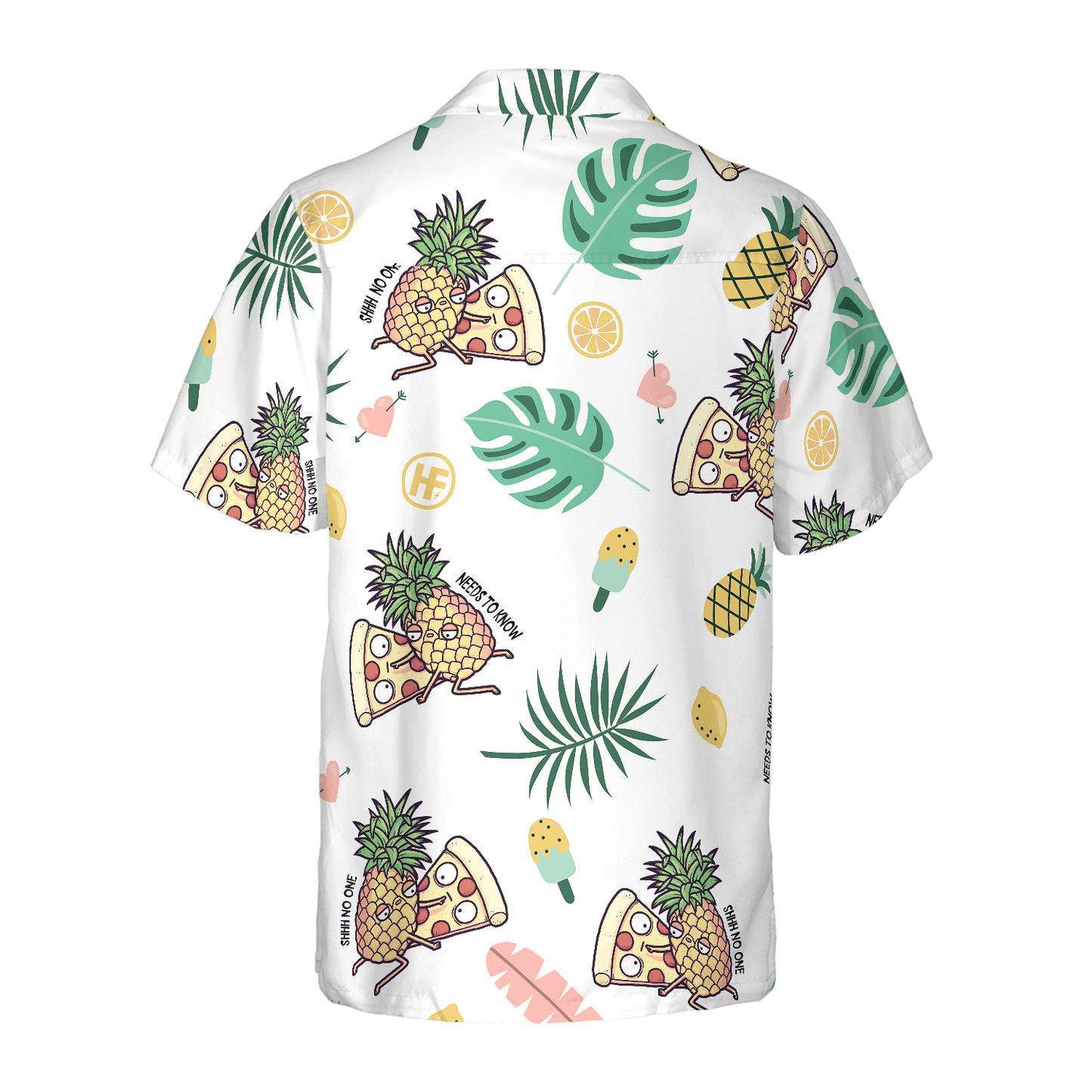 Pizza Pineapple Hawaiian Shirt, Colorful Summer Aloha Shirt For Men Women, Perfect Gift For Friend, Family, Husband, Wife, Boyfriend - Amzanimalsgift