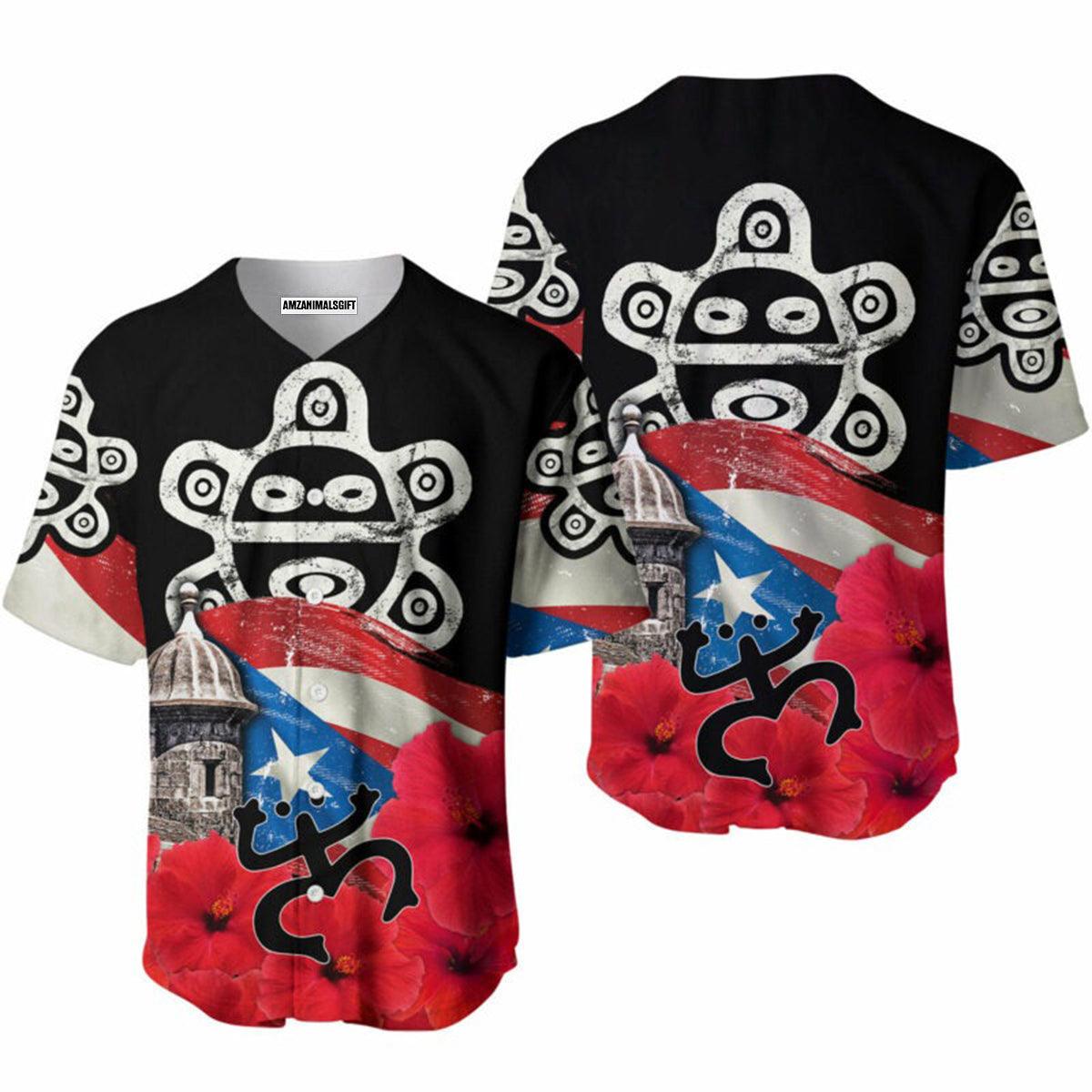 Puerto Rico Baseball Jerseys For Men And Women - Perfect Gift For Friend, Family - Amzanimalsgift