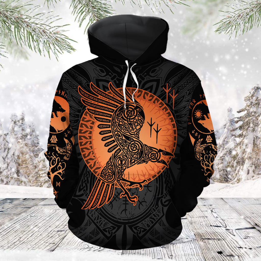 Odin's Raven Pullover Premium Hoodie, Perfect Outfit For Men And Women On Christmas New Year Autumn Winter