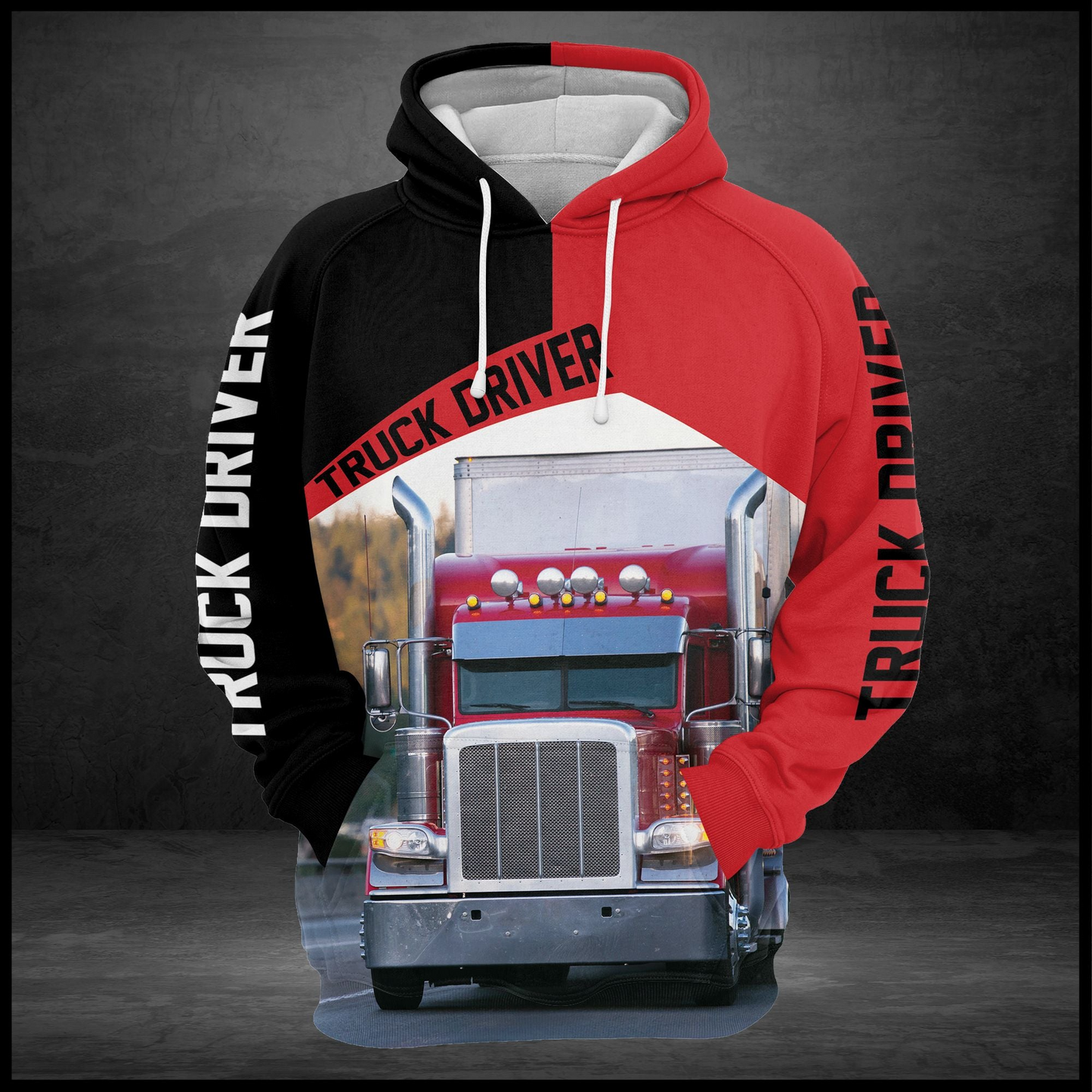 Truck Driver Pullover Premium Hoodie, Perfect Outfit For Men And Women On Christmas New Year Autumn Winter