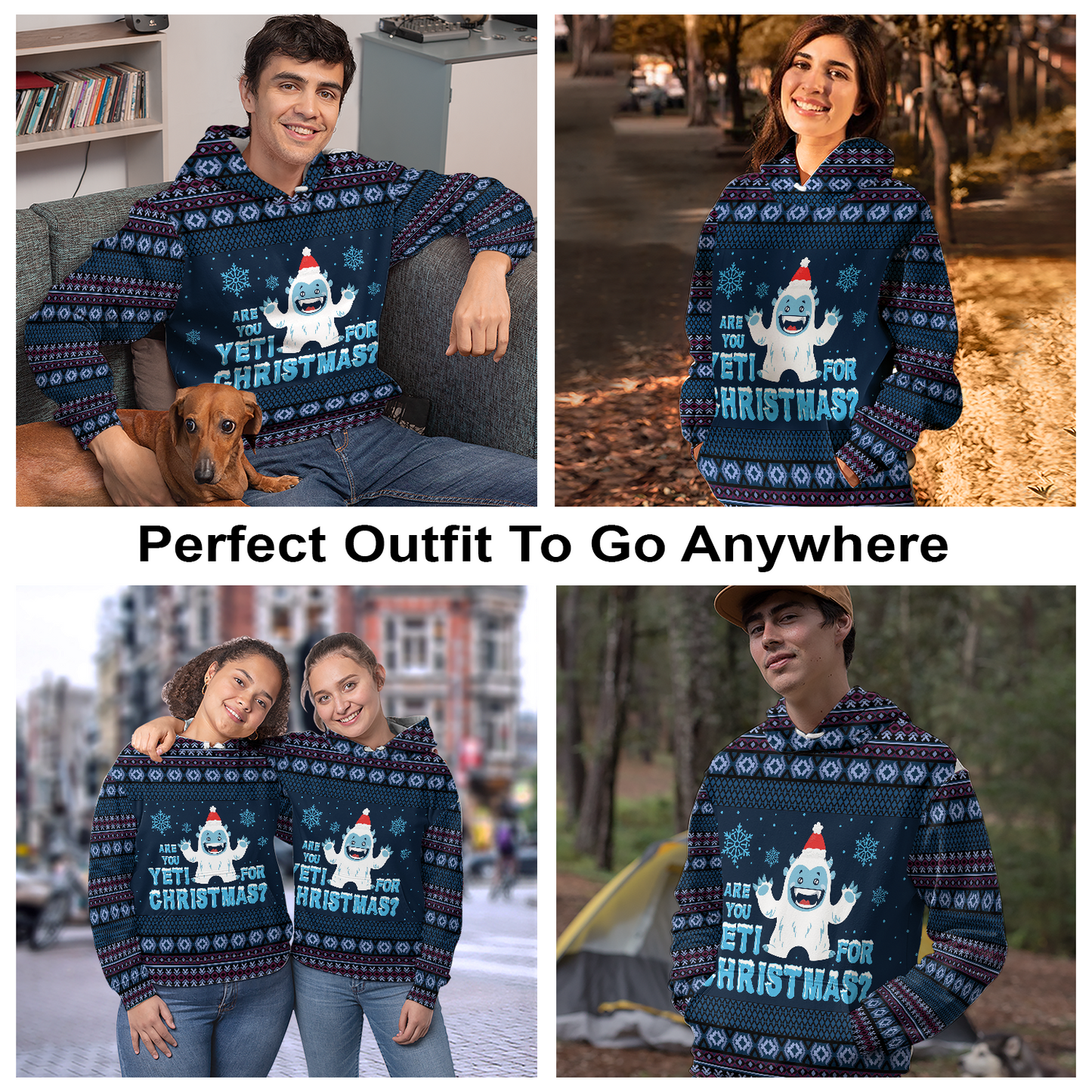 Yeti Pullover Premium Hoodie Are You Yeti For Christmas, Perfect Outfit For Men And Women On Christmas New Year Autumn Winter