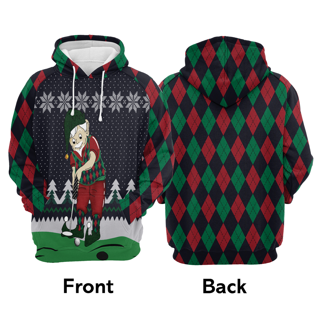 Golfer Premium Christmas Hoodie, Golf Lover Unisex Hoodie For Men & Women - Perfect Gift For Christmas, Golf Lover