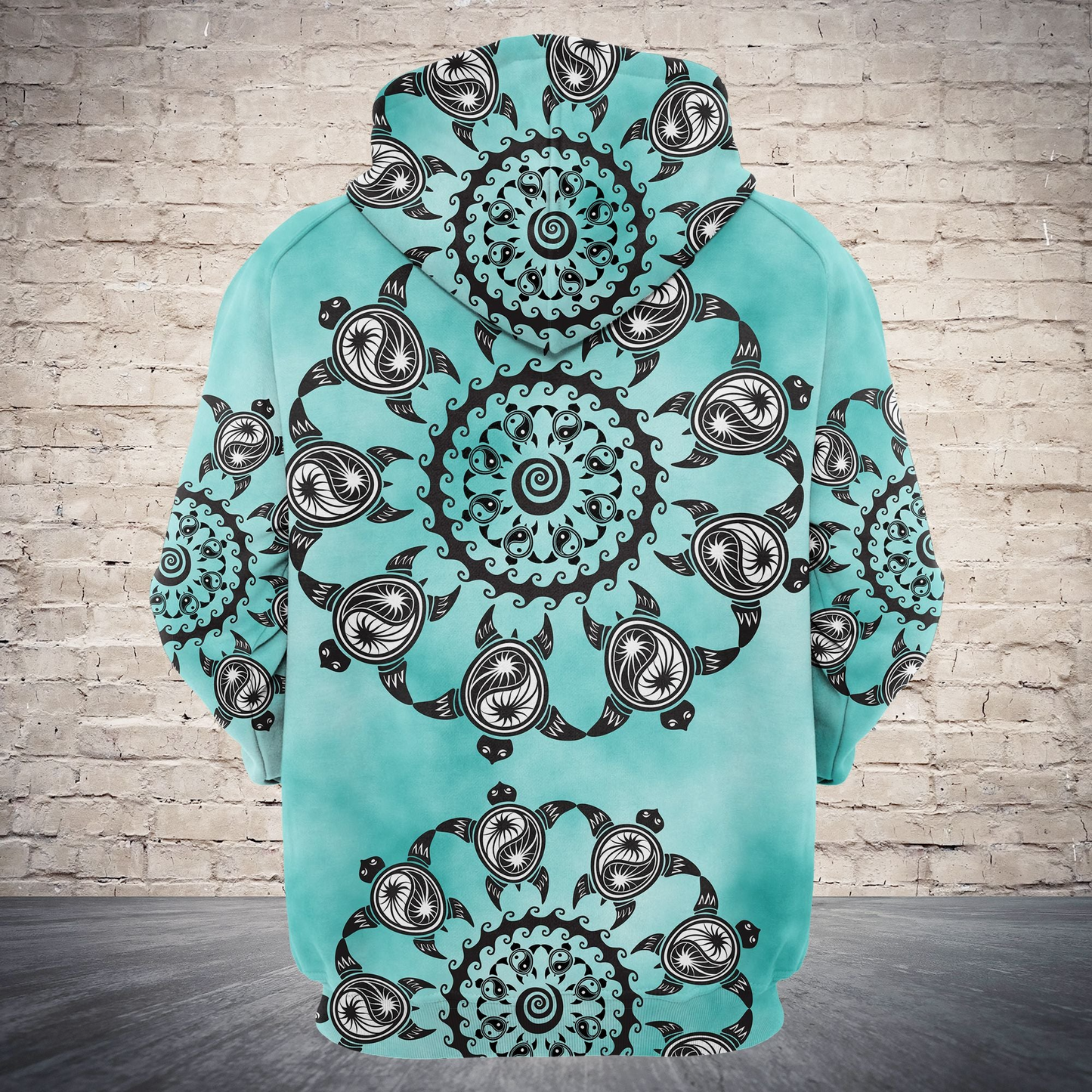 Turtle Mandala Pattern Pullover Premium Hoodie, Perfect Outfit For Men And Women On Christmas New Year Autumn Winter