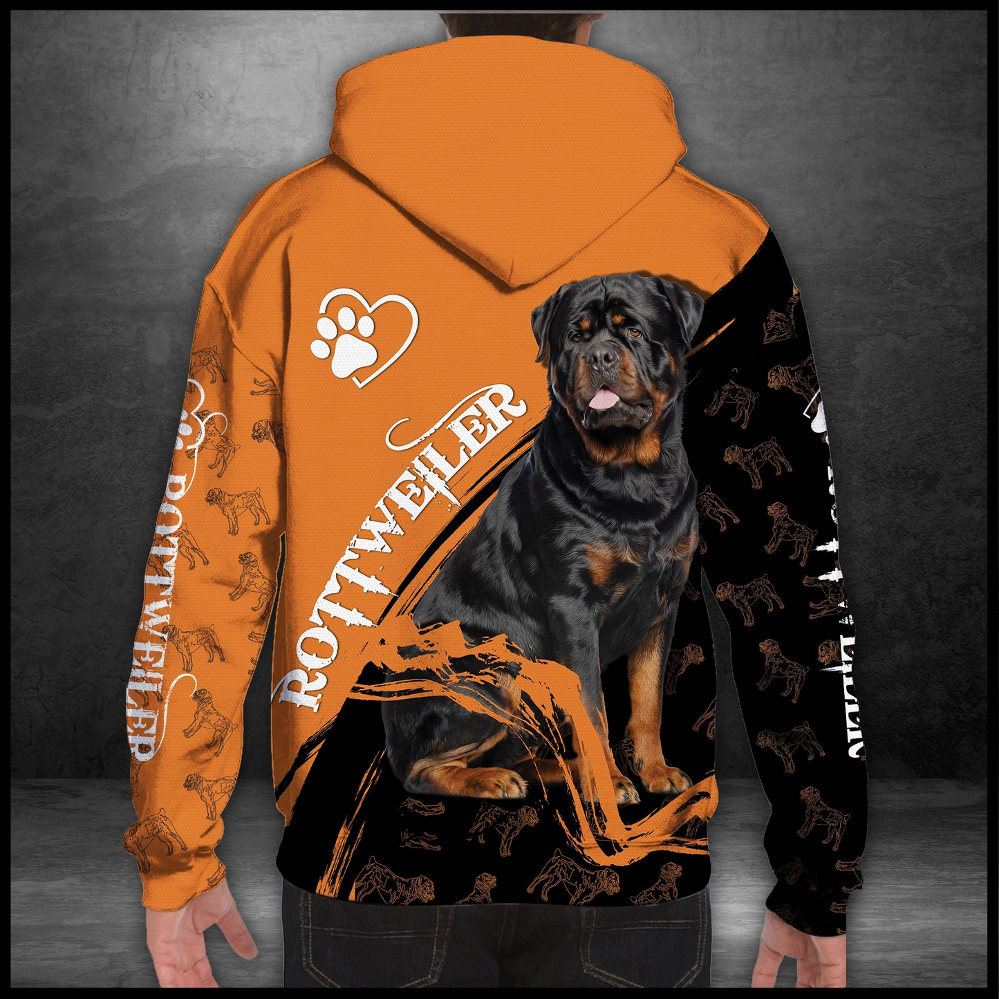 Rottweiler Autumn Pullover Premium Hoodie, Perfect Outfit For Men And Women On Christmas New Year Autumn Winter
