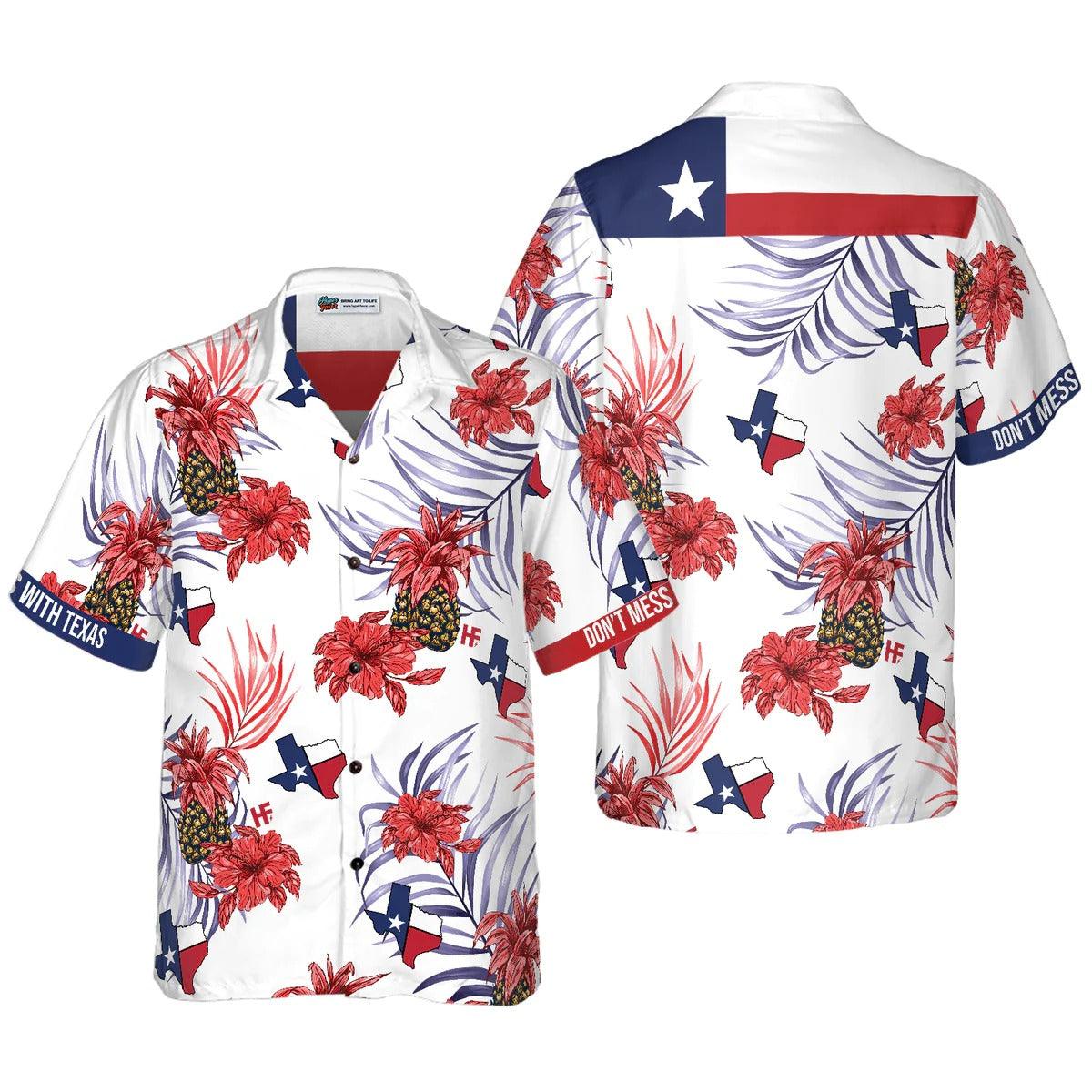 Texas Hawaiian Shirt, Pineapple Texas Pround Hawaiian Shirt, Tropical -  Amzanimalsgift