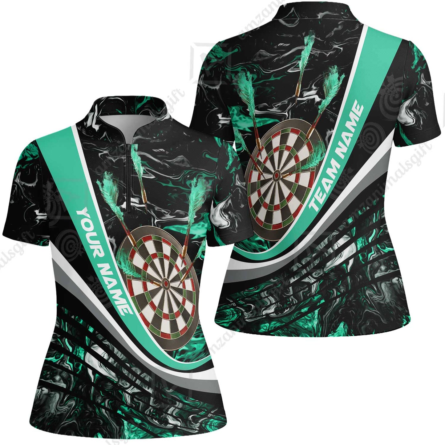 Customized Darts Women Jersey Shirt, Darts Flaming Magma Multicolor Women Jersey Shirt Custom Team Jersey For Darts Player