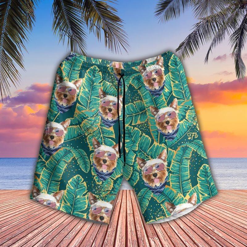 Yorkie Terrier Aloha Hawaiian Shirt - Tropical Pattern Hawaiian Shirt, American Yorkshire Hawaiian Shirt For Men & Women, Yorkie Lover - Amzanimalsgift