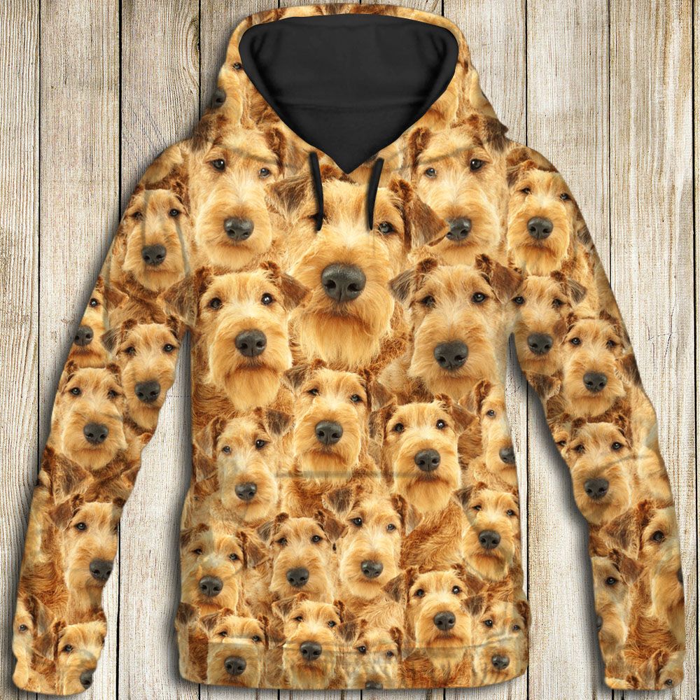 Irish Terrier Awesome Pullover Premium Hoodie, Perfect Outfit For Men And Women On Christmas New Year Autumn Winter
