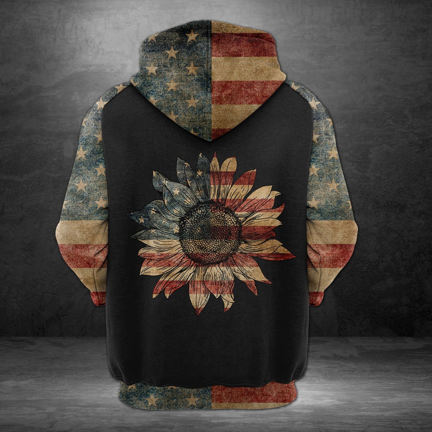 Awesome Alaska American Flag Pullover Halloween Premium Hoodie, Perfect Outfit For Men And Women On Christmas New Year Autumn Winter