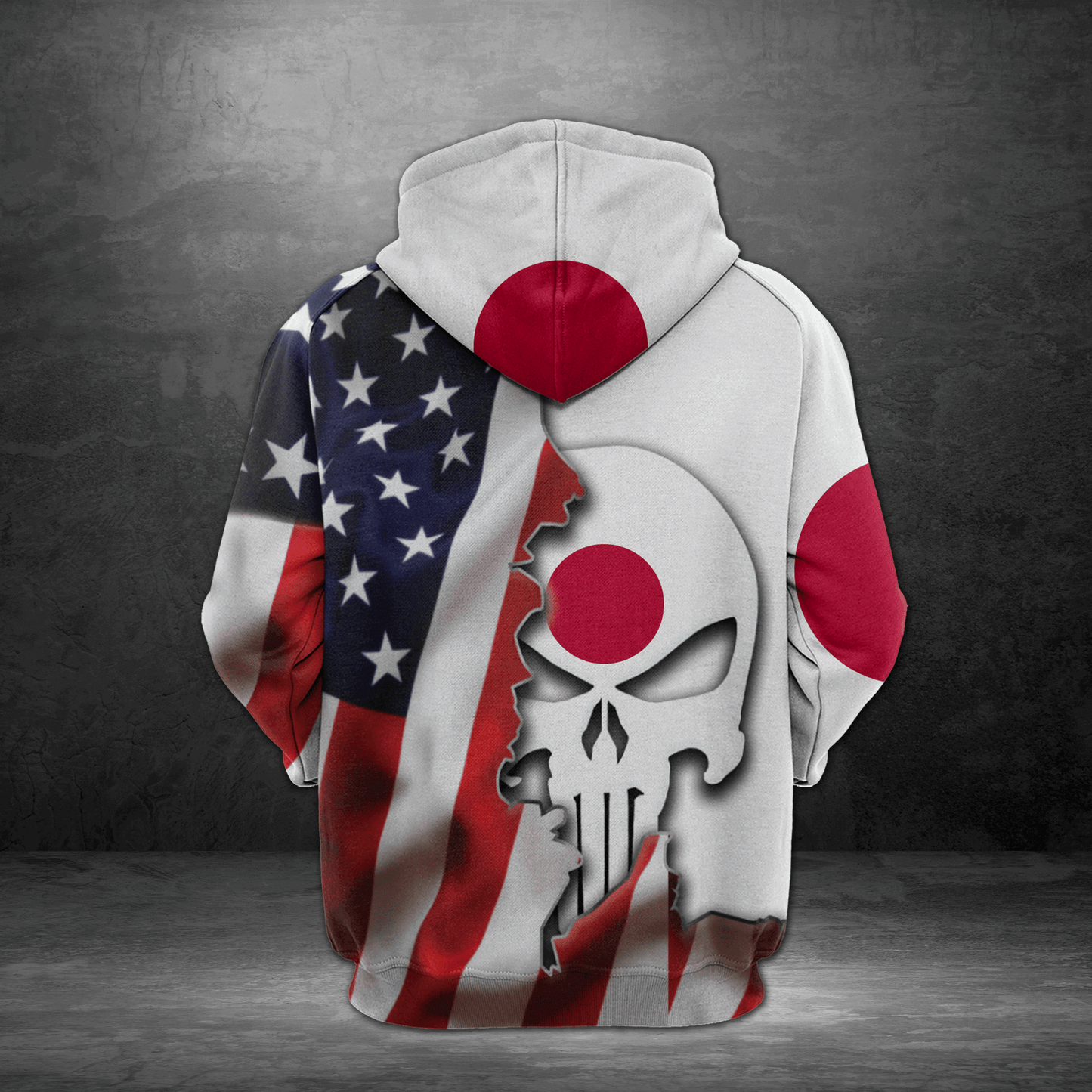 Japan Proud Skull Pullover Premium Hoodie, Perfect Outfit For Men And Women On Christmas New Year Autumn Winter