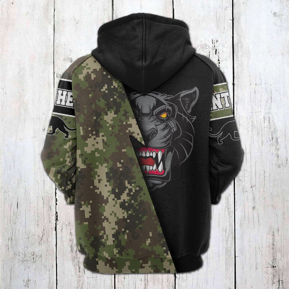 Black Panther Camo Pullover Premium Hoodie, Perfect Outfit For Men And Women On Christmas New Year Autumn Winter