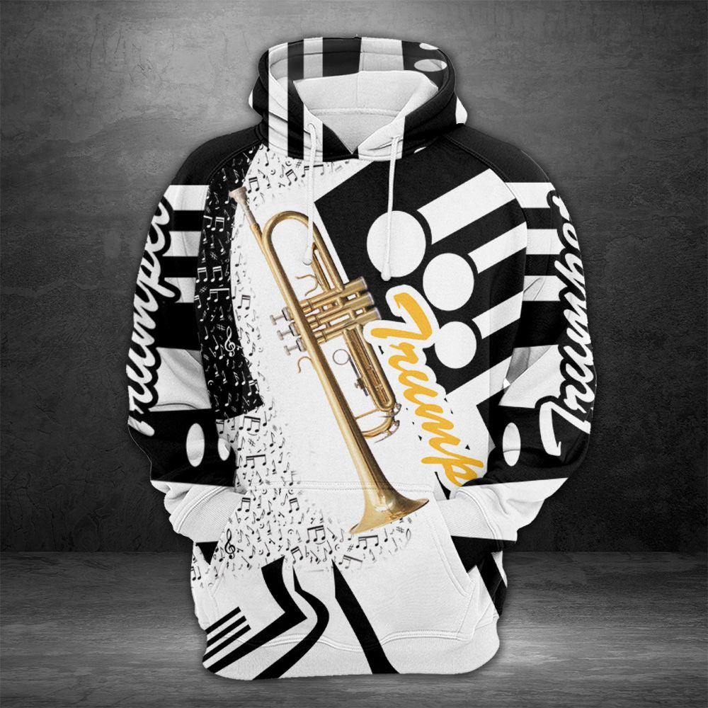 Trumpet Pullover Premium Hoodie, Perfect Outfit For Men And Women On Christmas New Year Autumn Winter