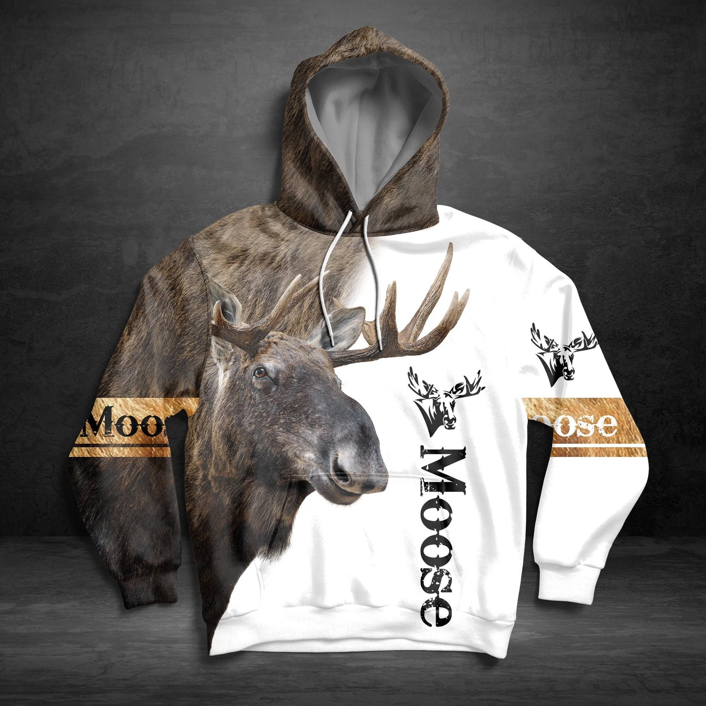 Moose Pullover Premium Hoodie, Perfect Outfit For Men And Women On Christmas New Year Autumn Winter