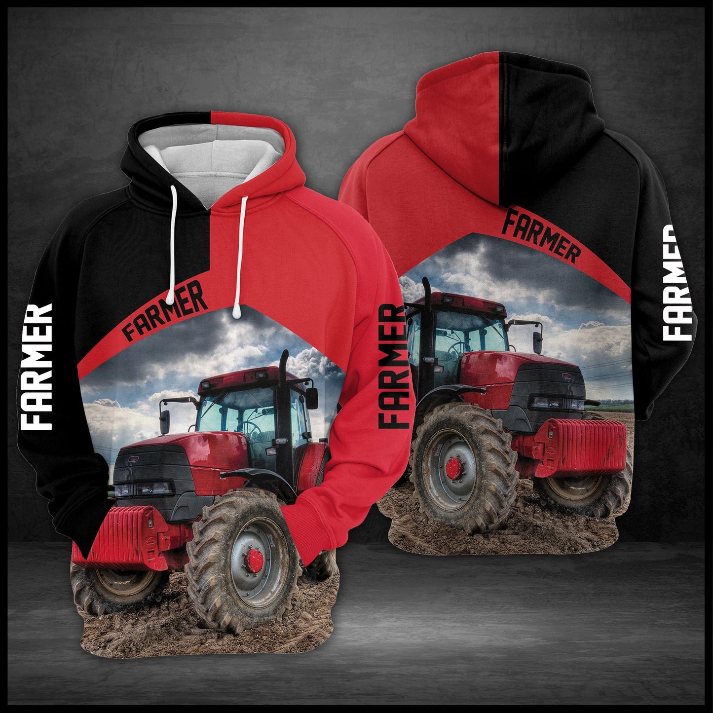 Farmer Agricultural Machinery Pullover Premium Hoodie, Perfect Outfit For Men And Women On Christmas New Year Autumn Winter