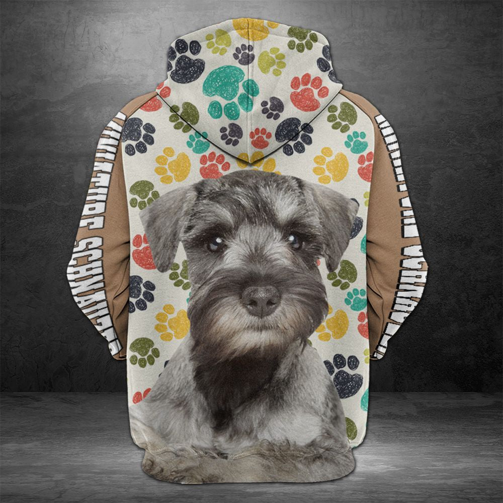 Miniature Schnauzer Lover Pullover Premium Hoodie, Perfect Outfit For Men And Women On Christmas New Year Autumn Winter