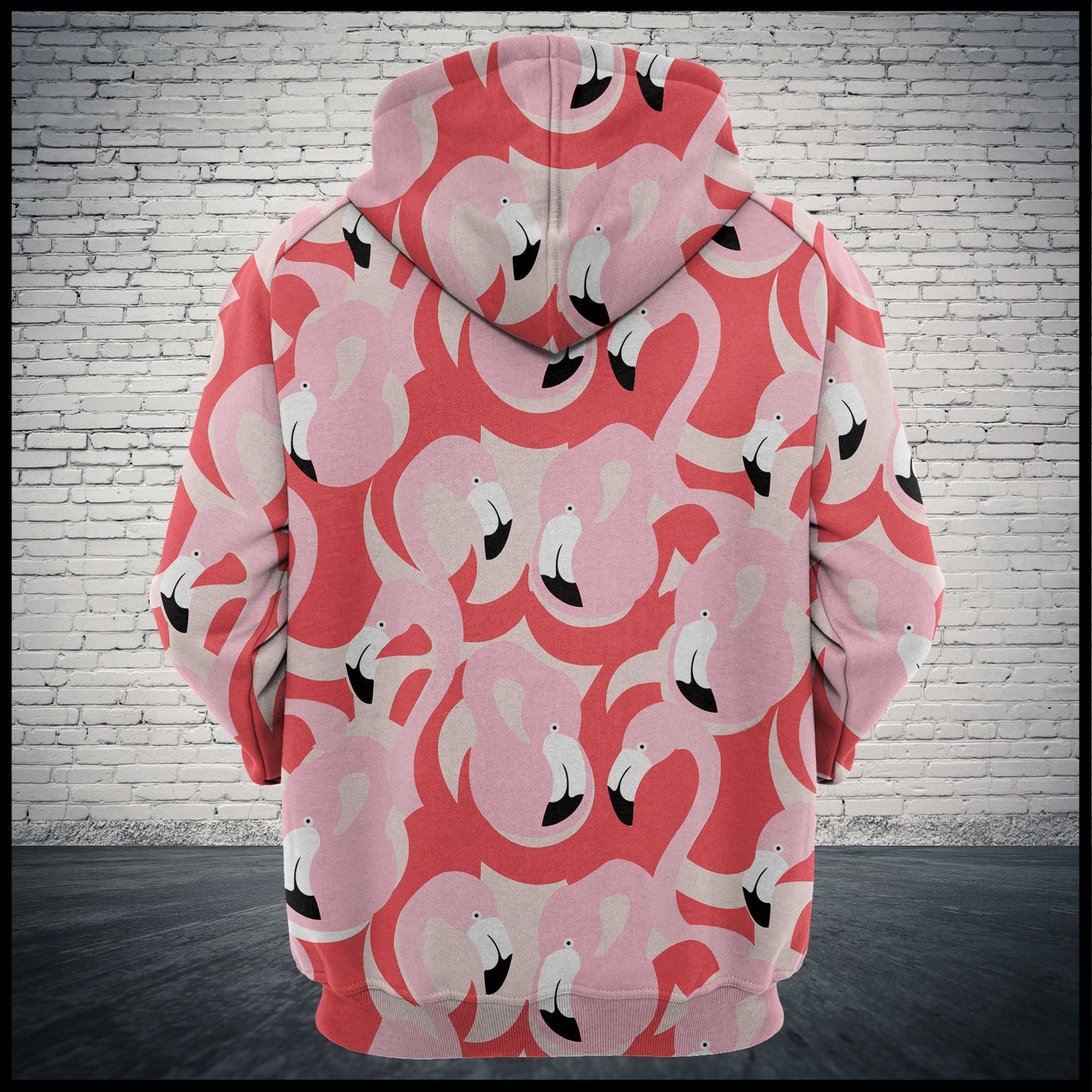 Pink Flamingo Pullover Premium Hoodie, Perfect Outfit For Men And Women On Christmas New Year Autumn Winter