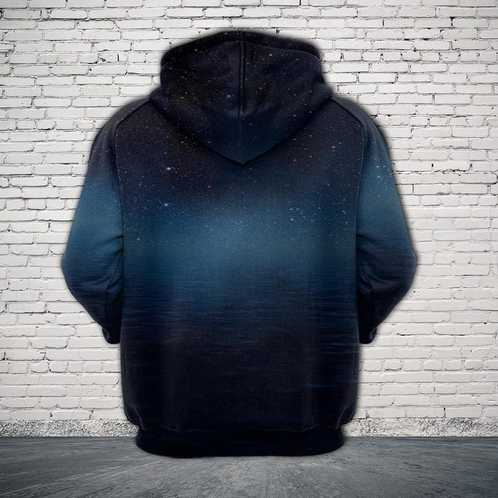 Mermaid & Moon Pullover Premium Hoodie, Perfect Outfit For Men And Women On Christmas New Year Autumn Winter