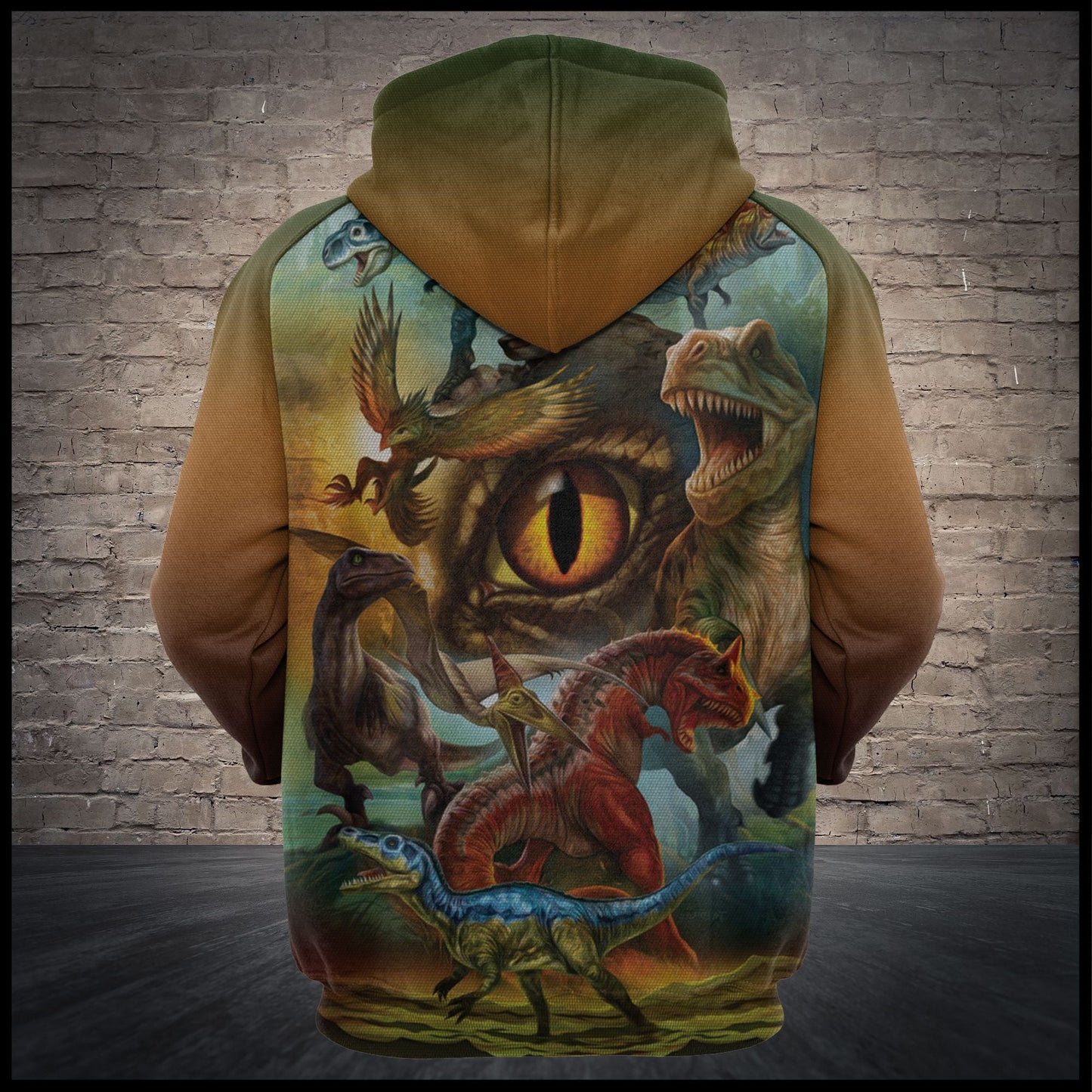 Dinosaur Big World Pullover Premium Hoodie, Perfect Outfit For Men And Women On Christmas New Year Autumn Winter