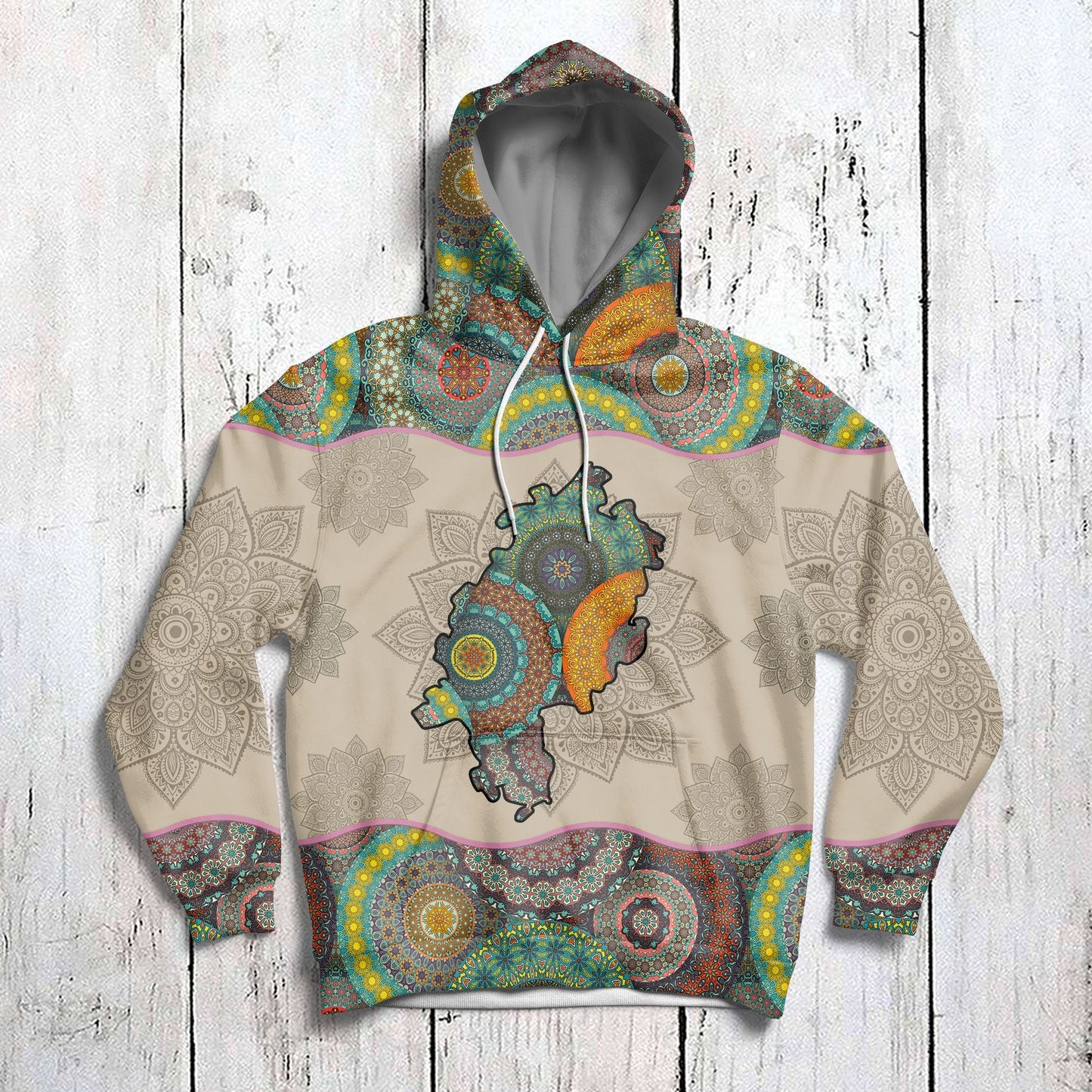 Awesome Hesse Mandala Pullover Premium Hoodie, Perfect Outfit For Men And Women On Christmas New Year Autumn Winter