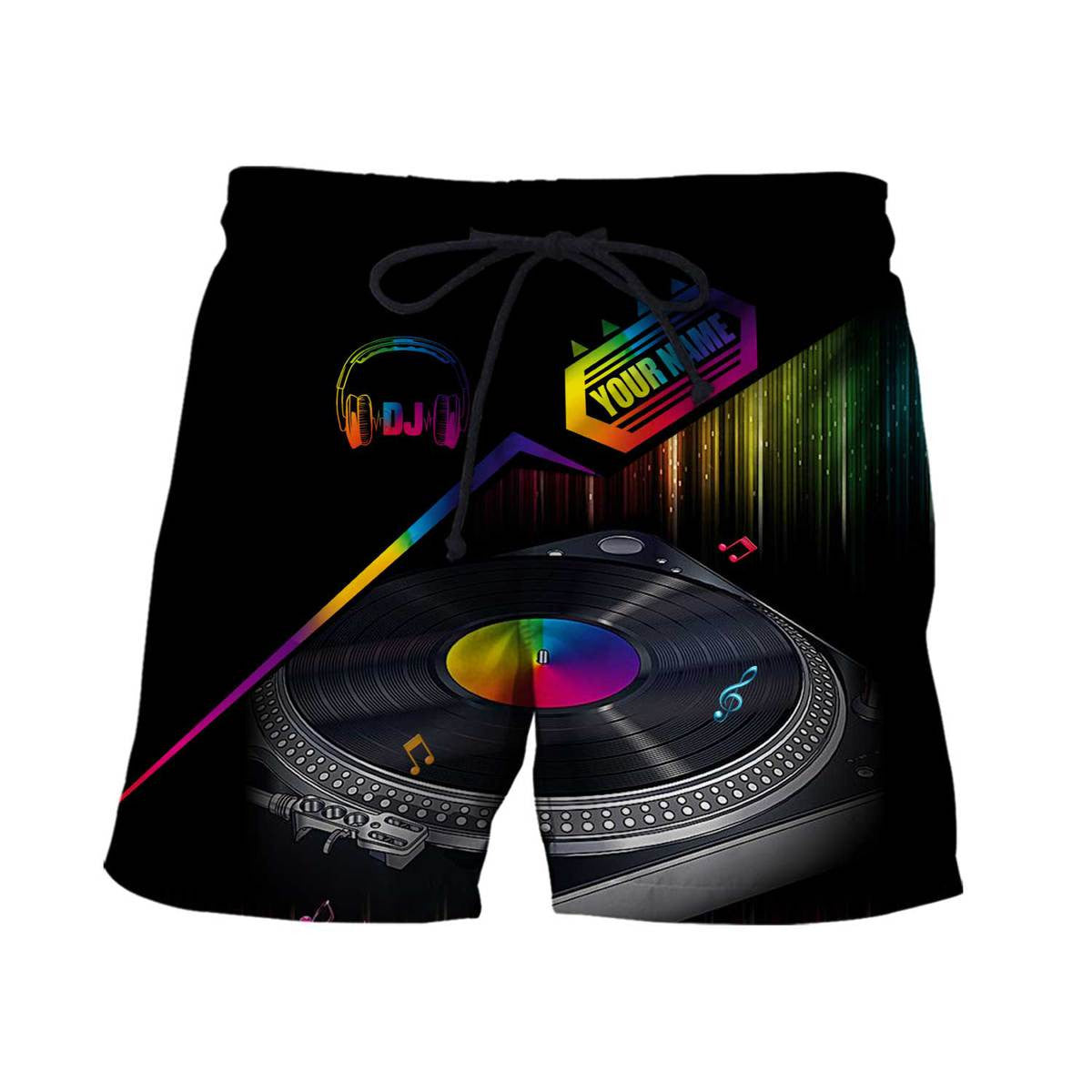 Personalized Name DJ Shirts - Custom Name Disc Jockey Shirts, Colorful Neon DJ Shirts, Perfect DJ Shirts for Men & Women