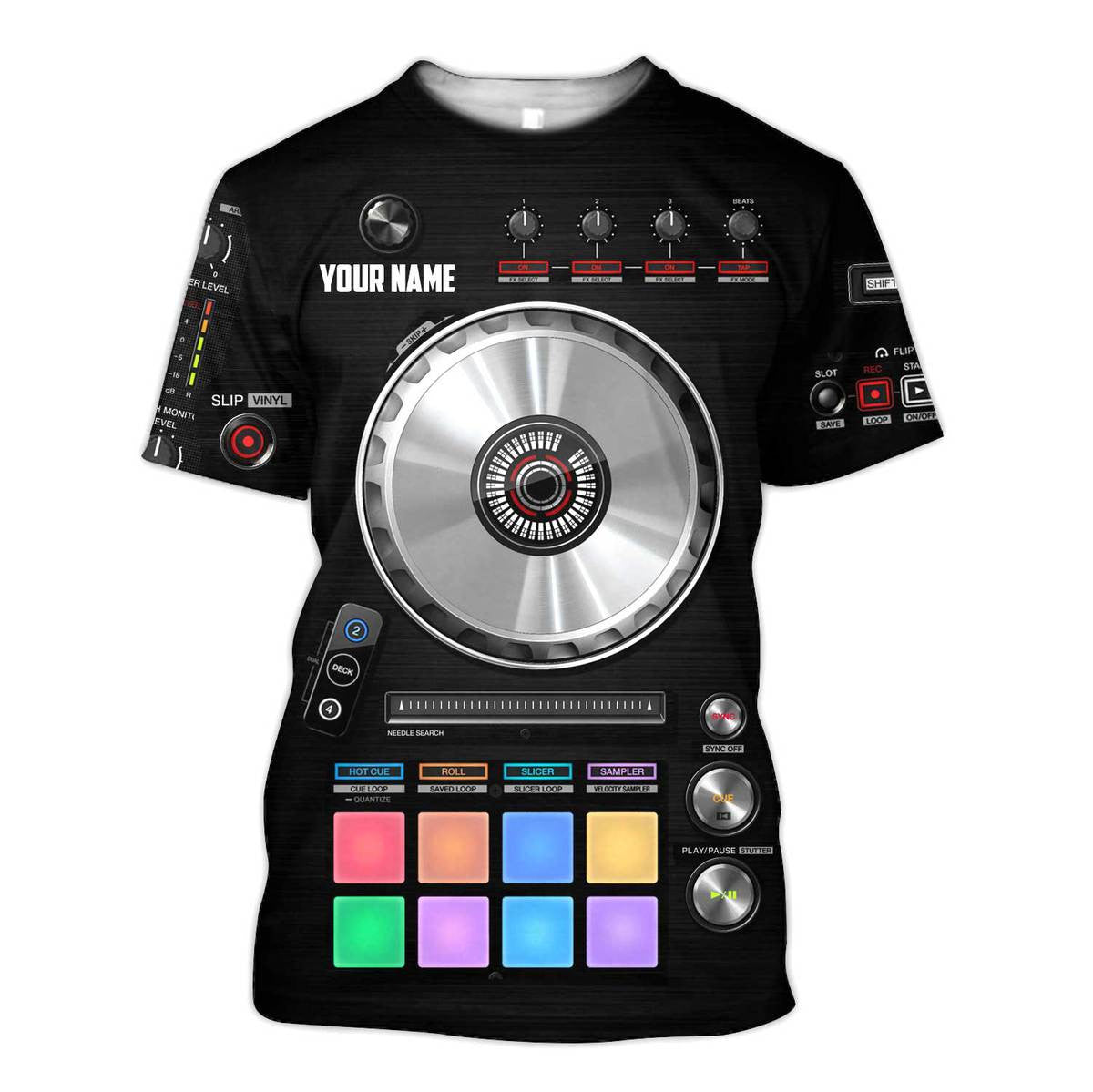 Personalized Name Disc Jockey Shirts - Custom Name DJ Shirts, Deejay Table Shirts, Perfect DJ Shirts for Men & Women