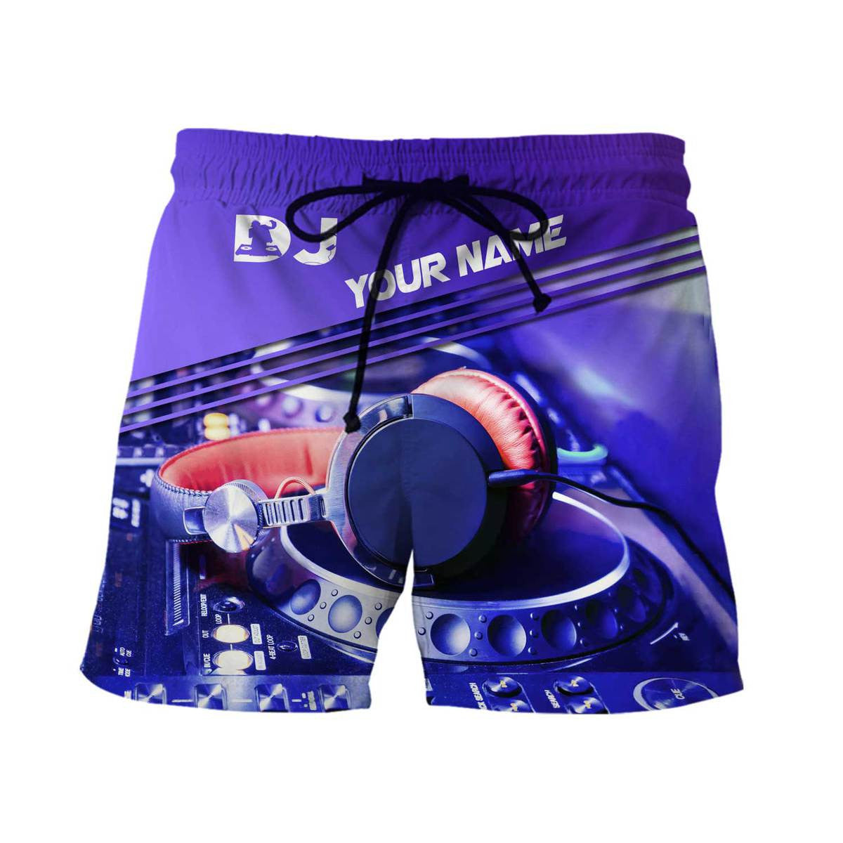 Personalized Name DJ Shirts - Custom Name Disc Jockey Shirts, DJ Life Purple Clothing, Perfect DJ Shirts for Men & Women