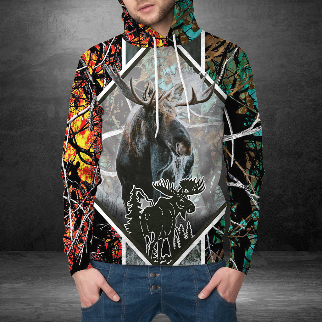 Love Moose Awesome Pullover Premium Hoodie, Perfect Outfit For Men And Women On Christmas New Year Autumn Winter