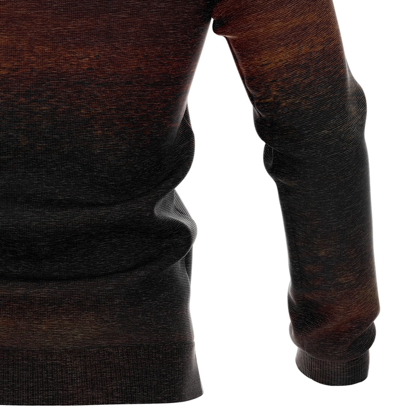 Cute Dachshund Reflection Pullover Premium Brown Hoodie, Perfect Outfit For Men And Women On Christmas New Year Autumn Winter