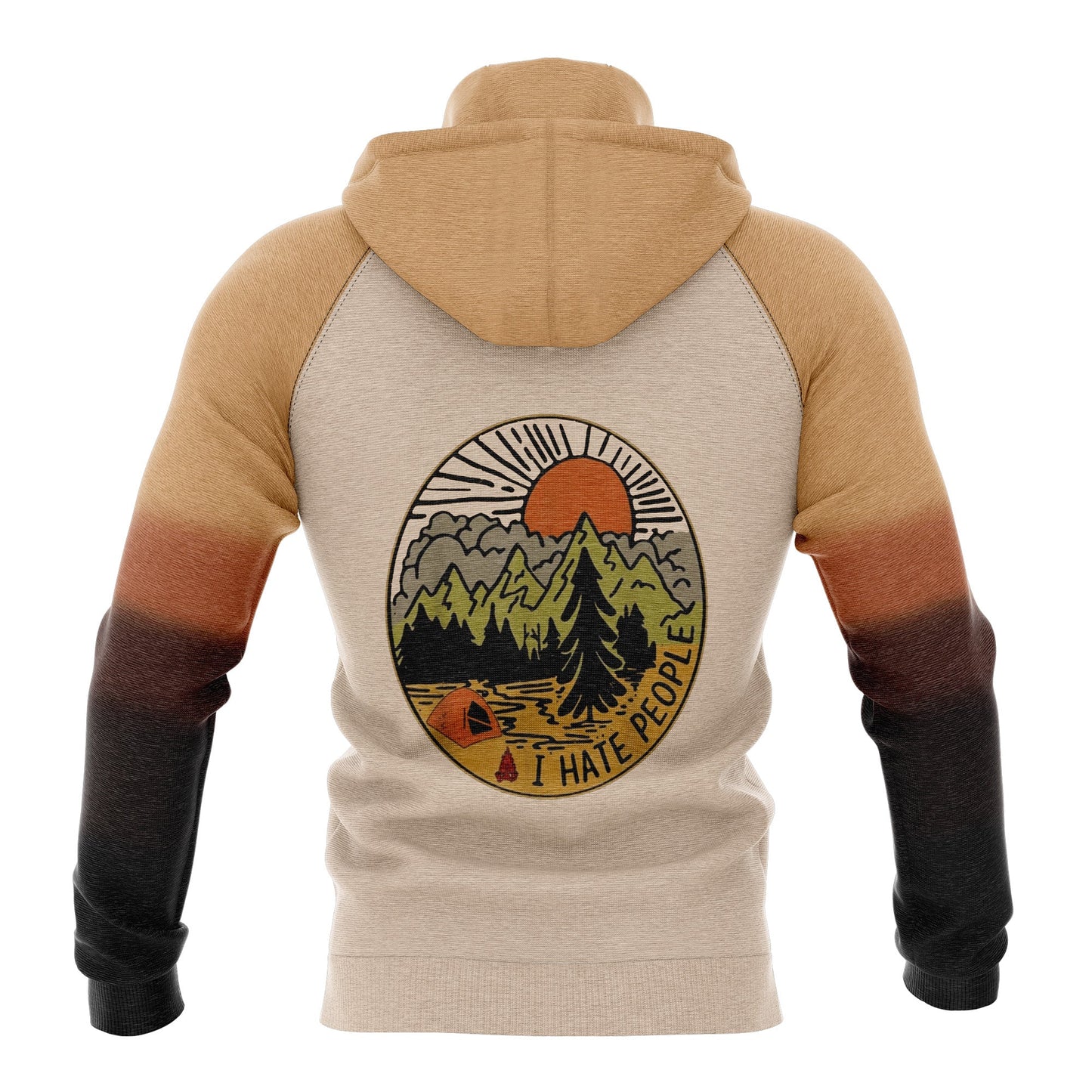 Camping Bear Pullover Premium Hoodie I Hate People Camping Lover, Perfect Outfit For Men And Women On Christmas New Year Autumn Winter