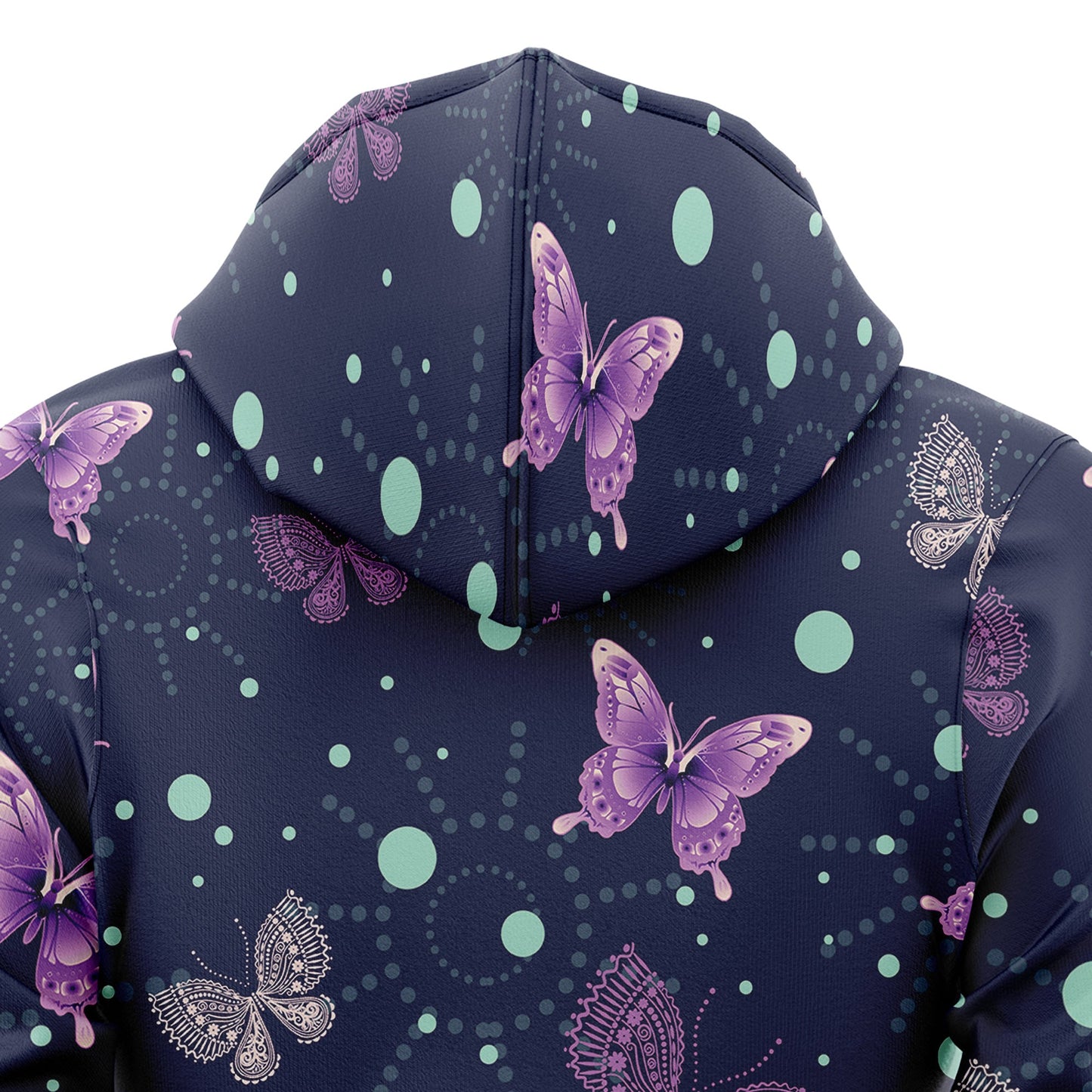 Awesome Butterfly Purple Garden Pullover Premium Hoodie, Perfect Outfit For Men And Women On Christmas New Year Autumn Winter